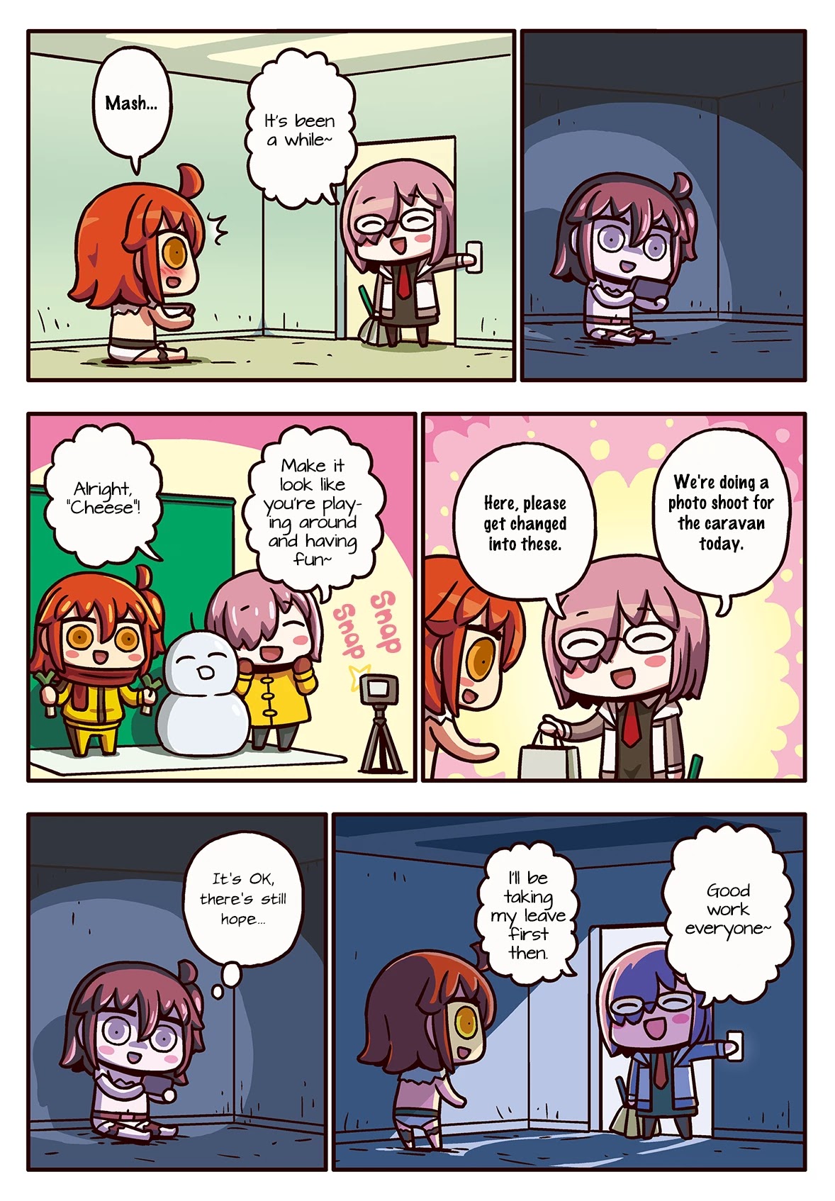 Manga de Wakaru! Fate/Grand Order Chapter 3.183 page 1 - Vol.3 Chapter 183: Business