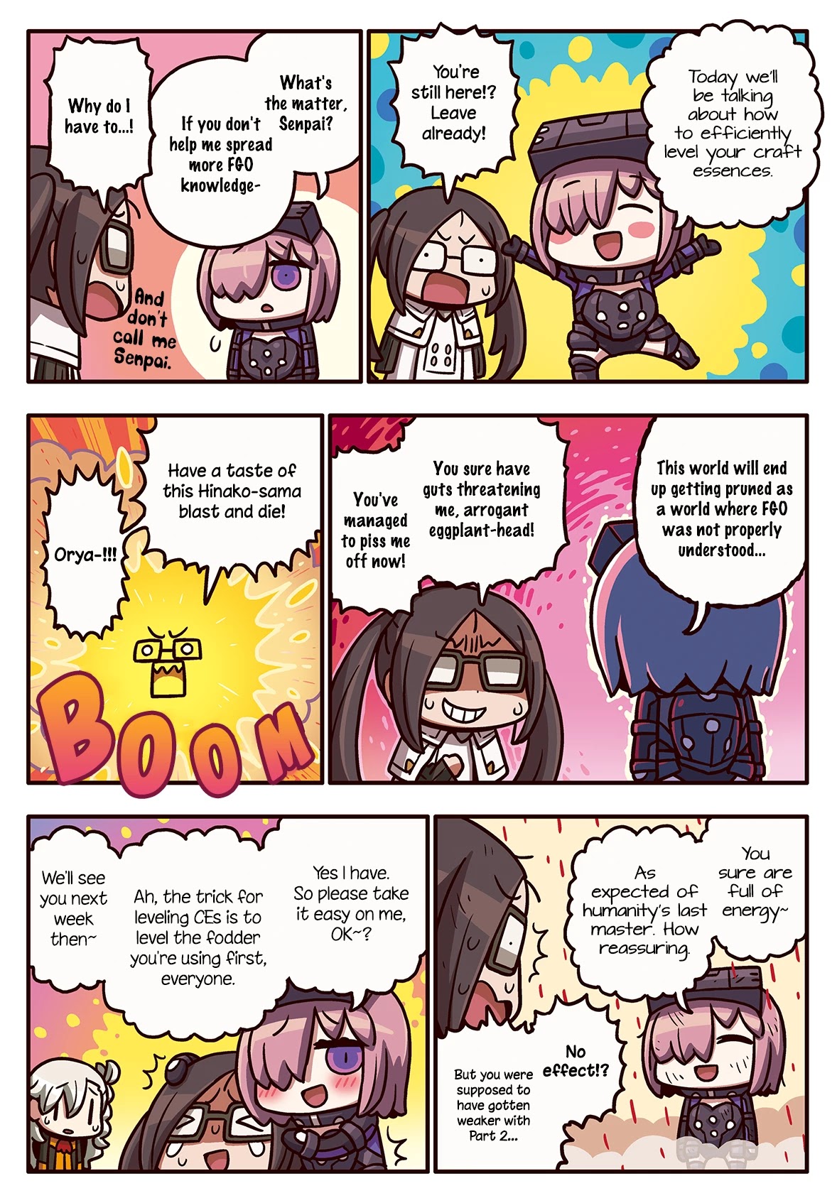 Manga de Wakaru! Fate/Grand Order Chapter 3.184 page 1 - Vol.3 Chapter 184: Or Else