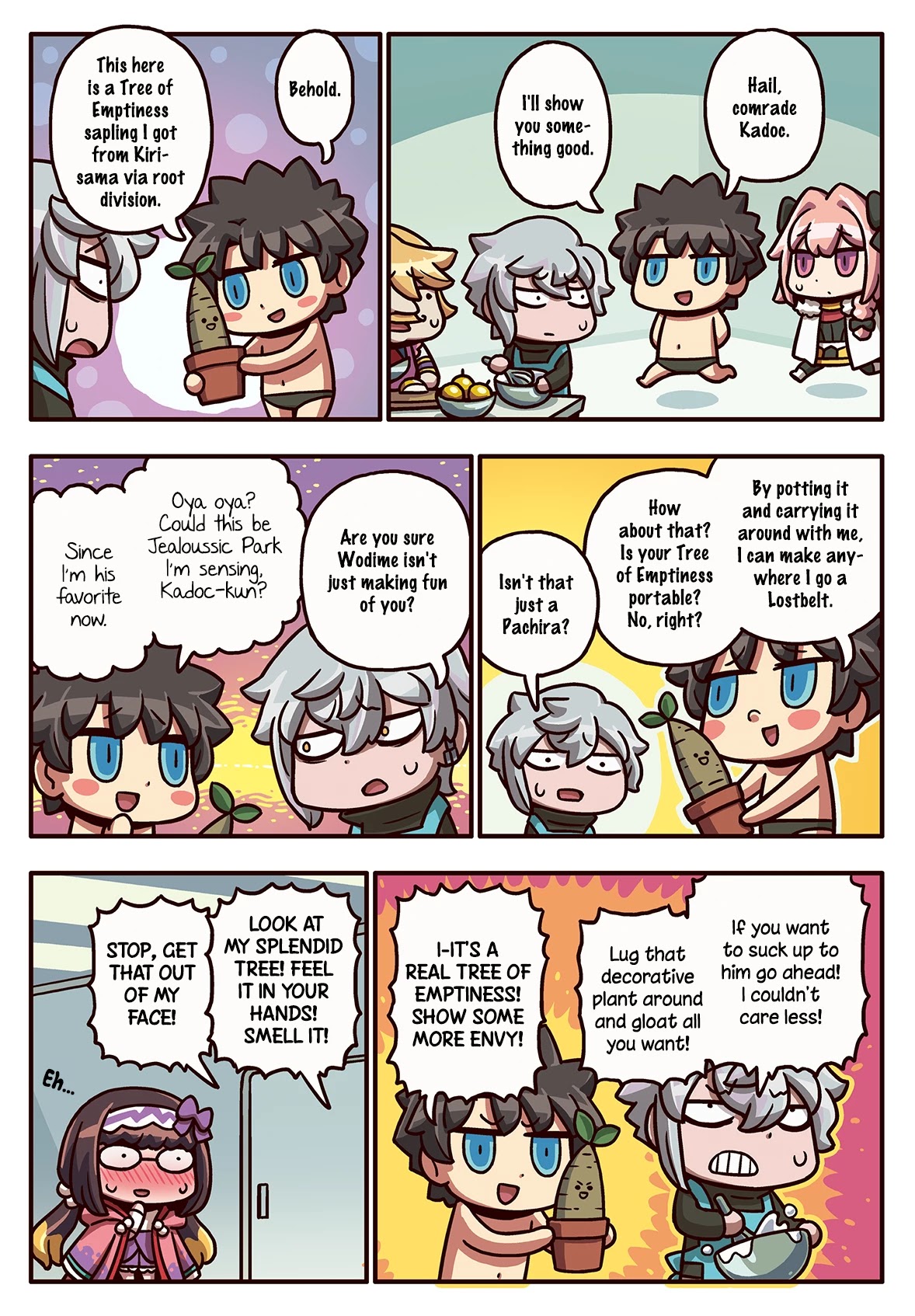 Manga de Wakaru! Fate/Grand Order Chapter 3.185 page 1 - Vol.3 Chapter 185: Sapling