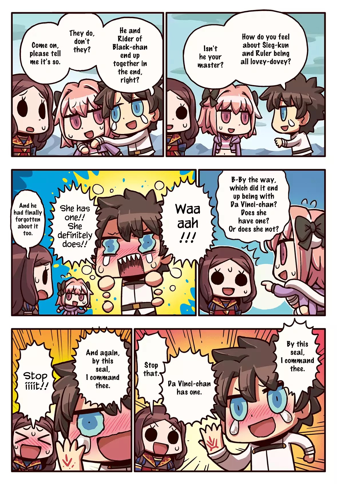 Manga de Wakaru! Fate/Grand Order Chapter 3.19 page 1 - Vol.3 Chapter 19: Squadering Resources
