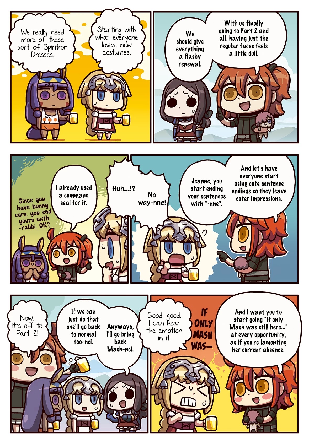 Manga de Wakaru! Fate/Grand Order Chapter 3.192 page 1 - Vol.3 Chapter 192: Renewal