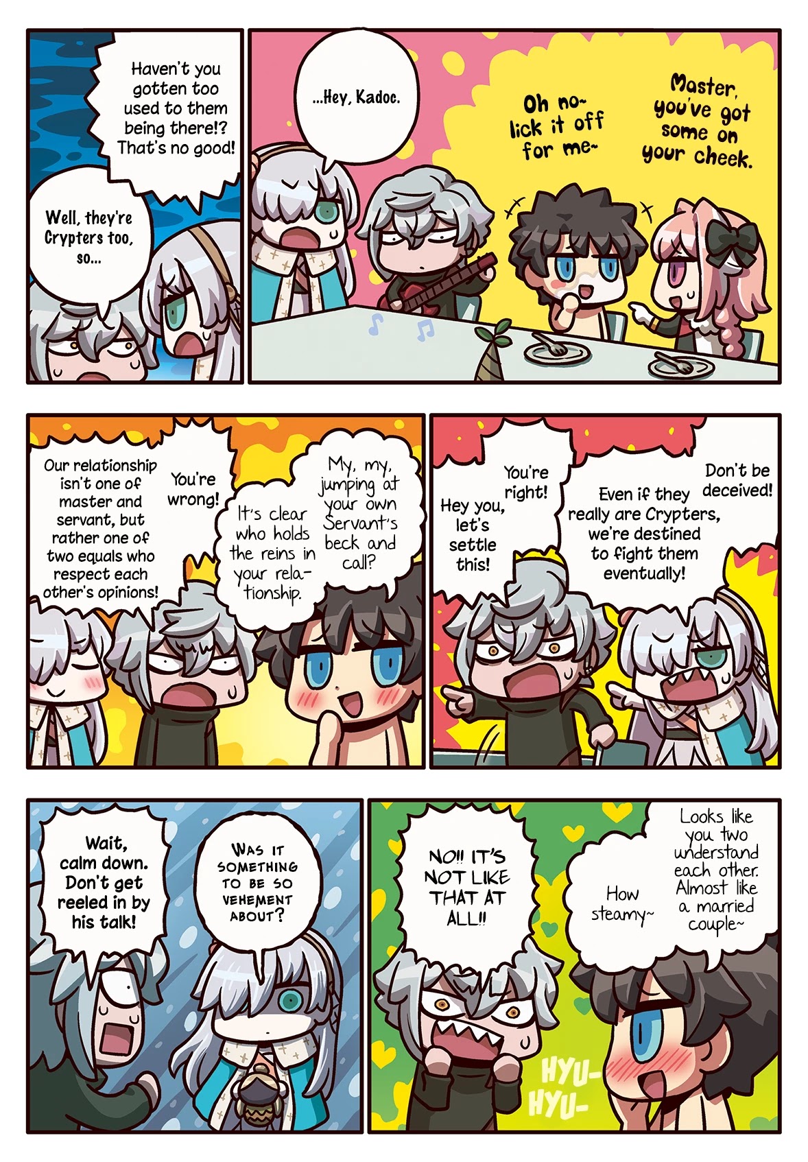 Manga de Wakaru! Fate/Grand Order Chapter 3.193 page 1 - Vol.3 Chapter 193: How Steamy