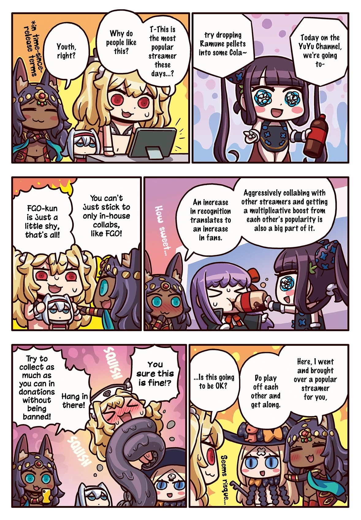 Manga de Wakaru! Fate/Grand Order Chapter 3.195 page 1 - Vol.3 Chapter 195: Path to Becoming a Popular Streamer