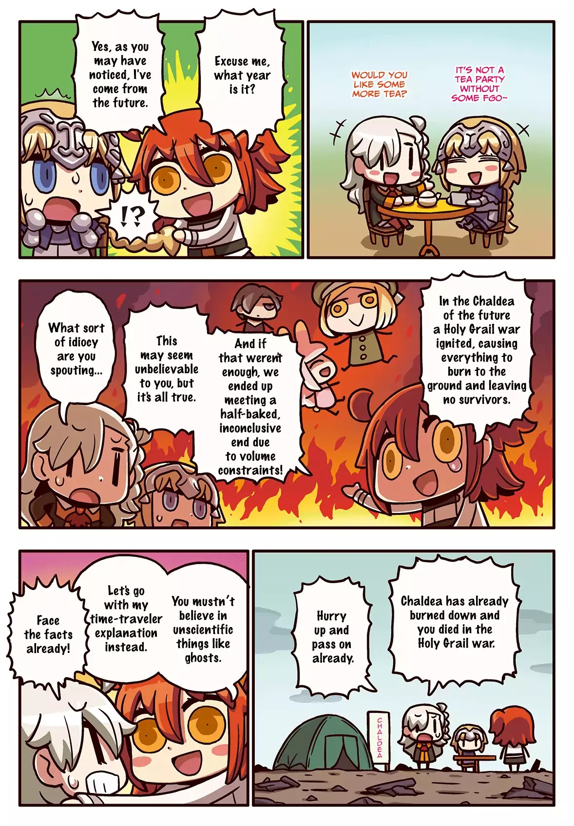 Manga de Wakaru! Fate/Grand Order Chapter 3.2 page 1 - Vol.3 Chapter 2: What Happened After