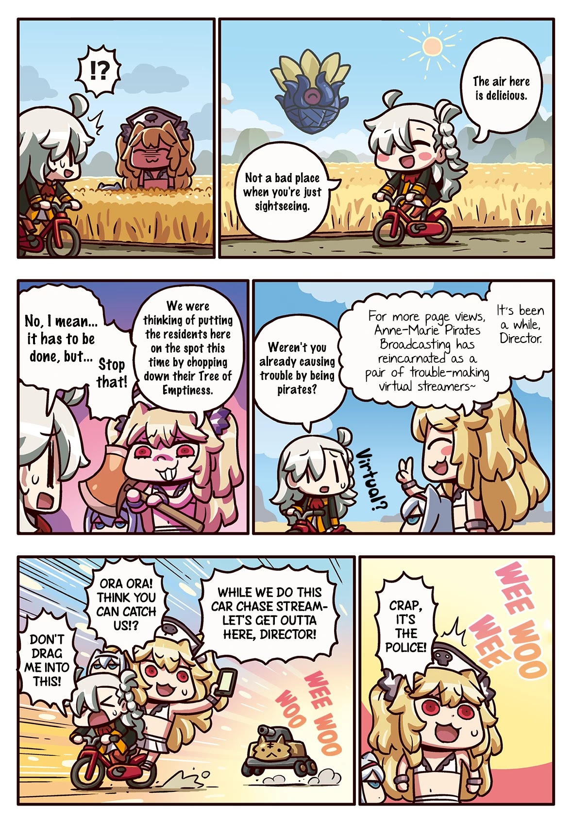 Manga de Wakaru! Fate/Grand Order Chapter 3.201 page 1 - Vol.3 Chapter 201: Sightseeing