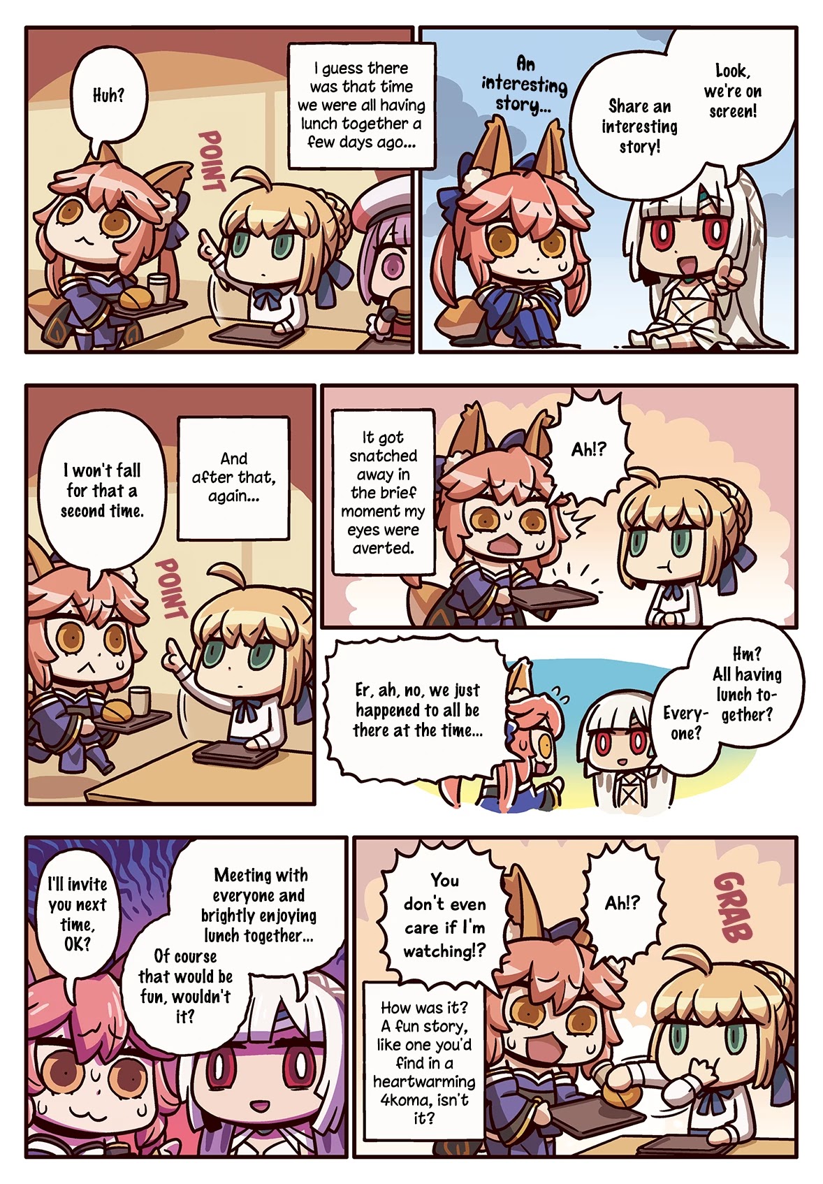 Manga de Wakaru! Fate/Grand Order Chapter 3.203 page 1 - Vol.3 Chapter 203: An Interesting Episode