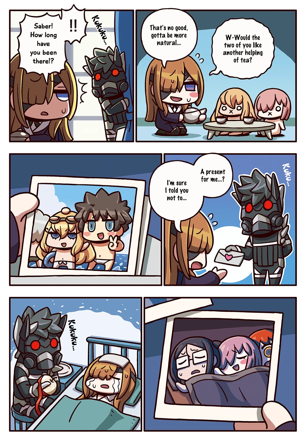 Manga de Wakaru! Fate/Grand Order Chapter 3.205 page 1 - Vol.3 Chapter 205: Natural-Looking Friendships