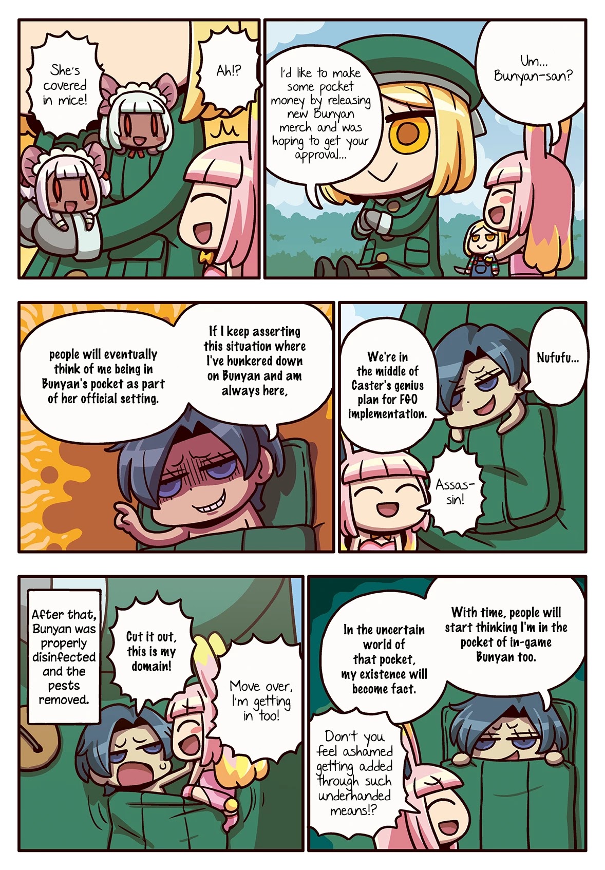 Manga de Wakaru! Fate/Grand Order Chapter 3.208 page 1 - Vol.3 Chapter 208: Those That Gather To Bunyan