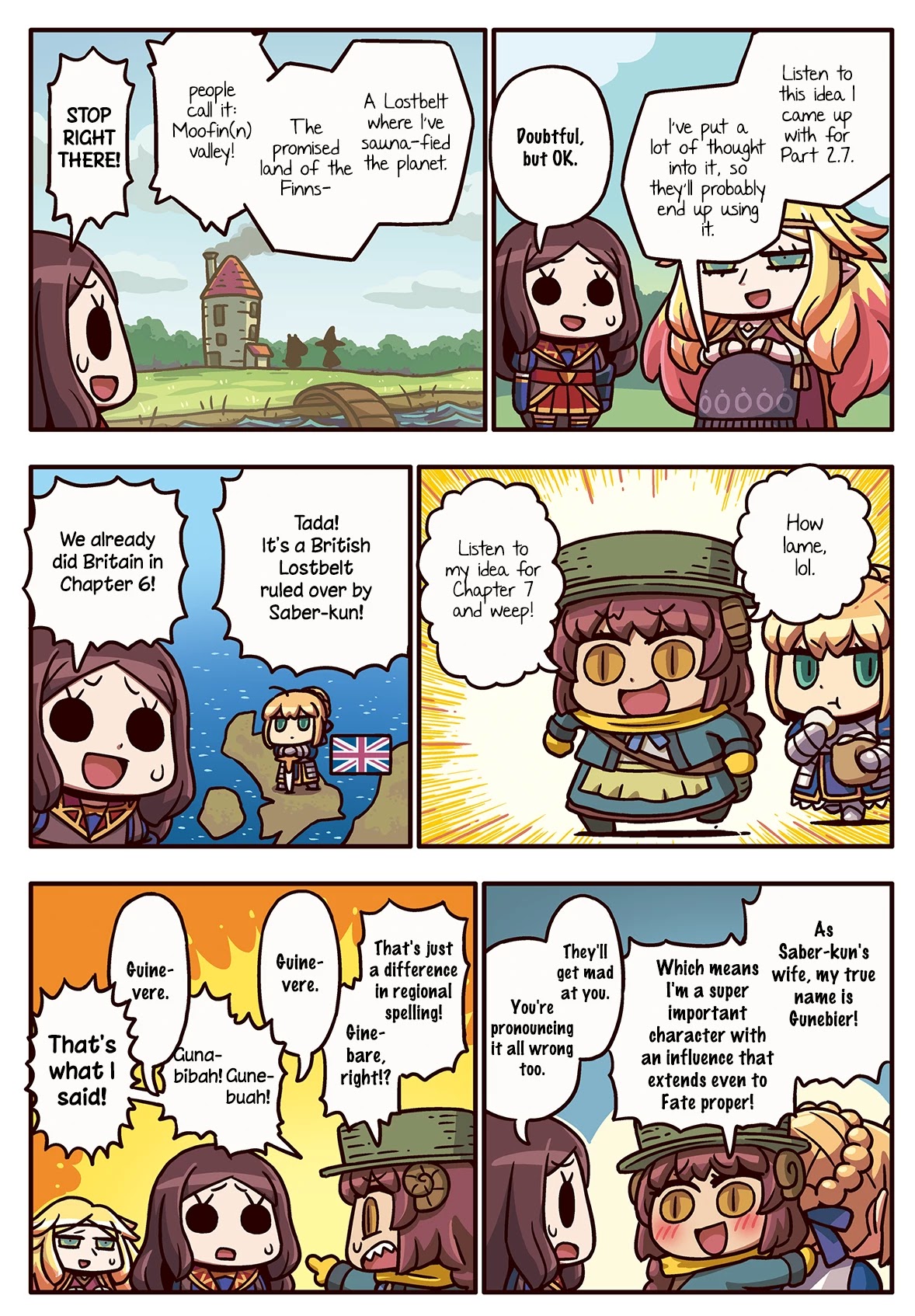 Manga de Wakaru! Fate/Grand Order Chapter 3.215 page 1 - Vol.3 Chapter 215: Ideas for Part 2.7