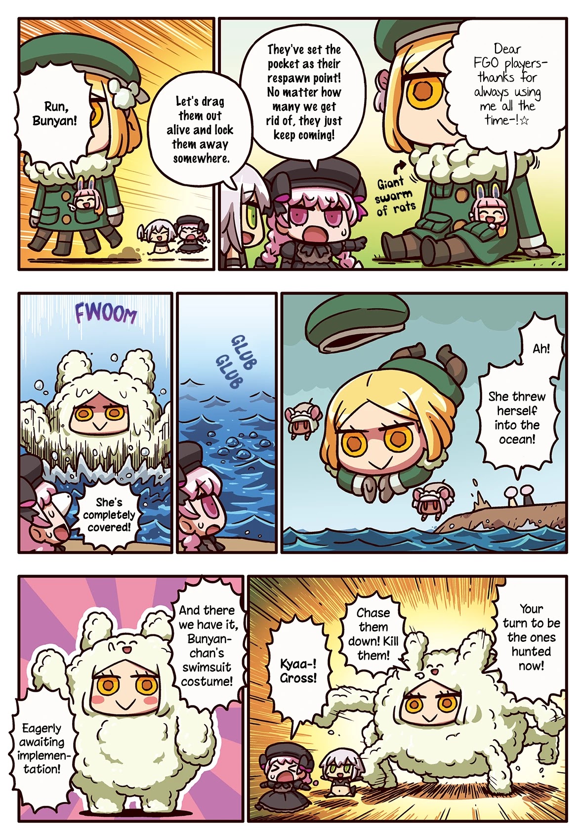 Manga de Wakaru! Fate/Grand Order Chapter 3.216 page 1 - Vol.3 Chapter 216: Popping Up