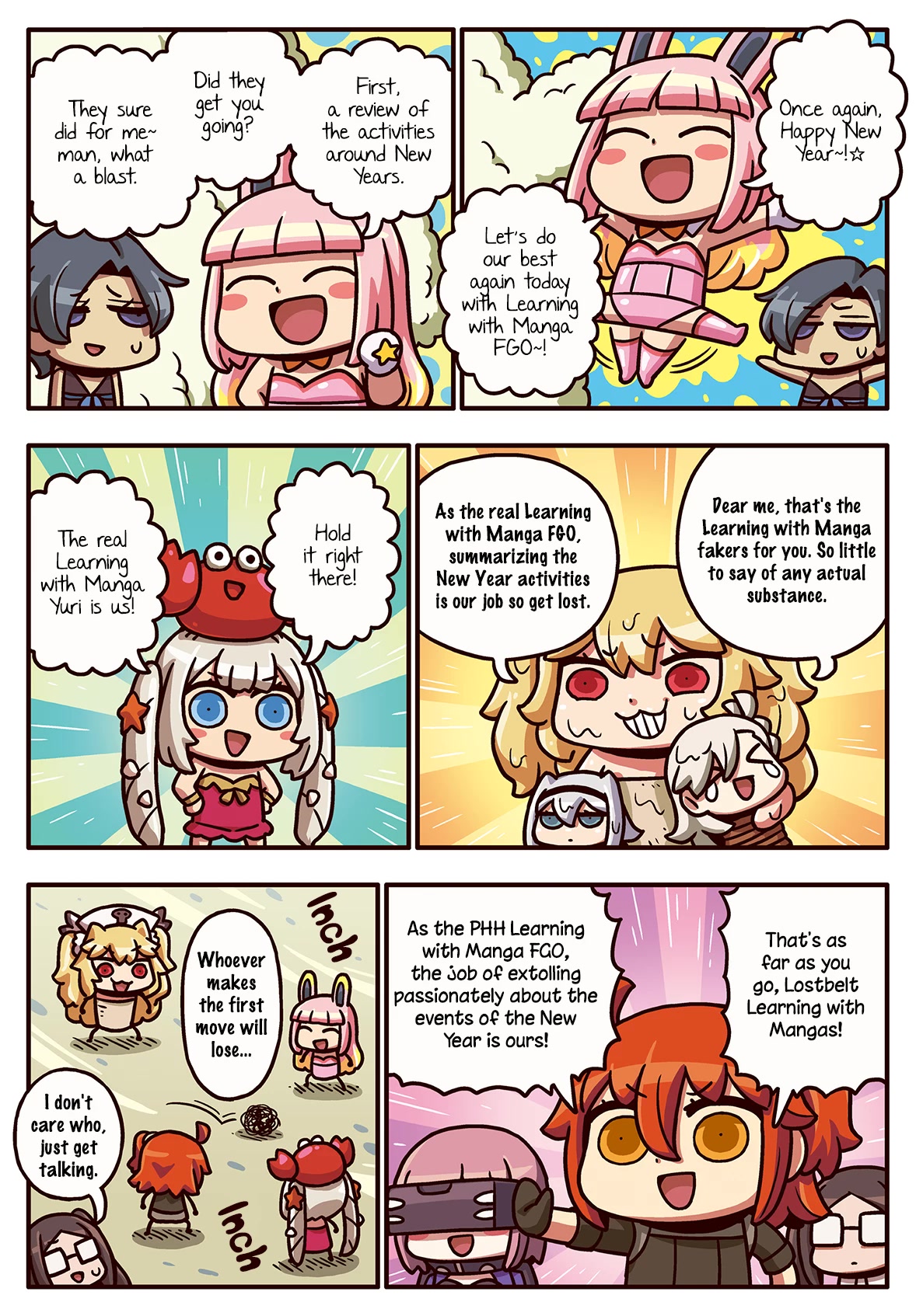 Manga de Wakaru! Fate/Grand Order Chapter 3.230 page 1 - Vol.3 Chapter 230: New Years in Review