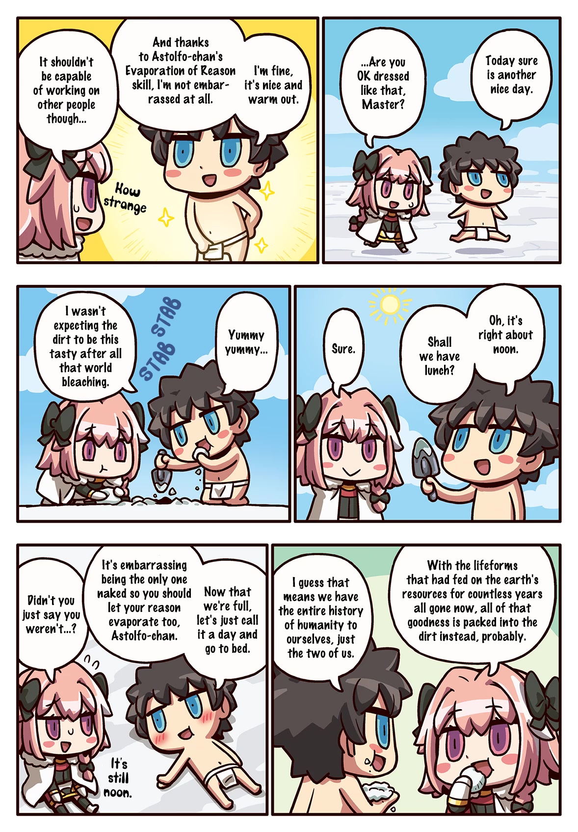 Manga de Wakaru! Fate/Grand Order Chapter 3.235 page 1 - Vol.3 Chapter 235: Evaporation of Reason