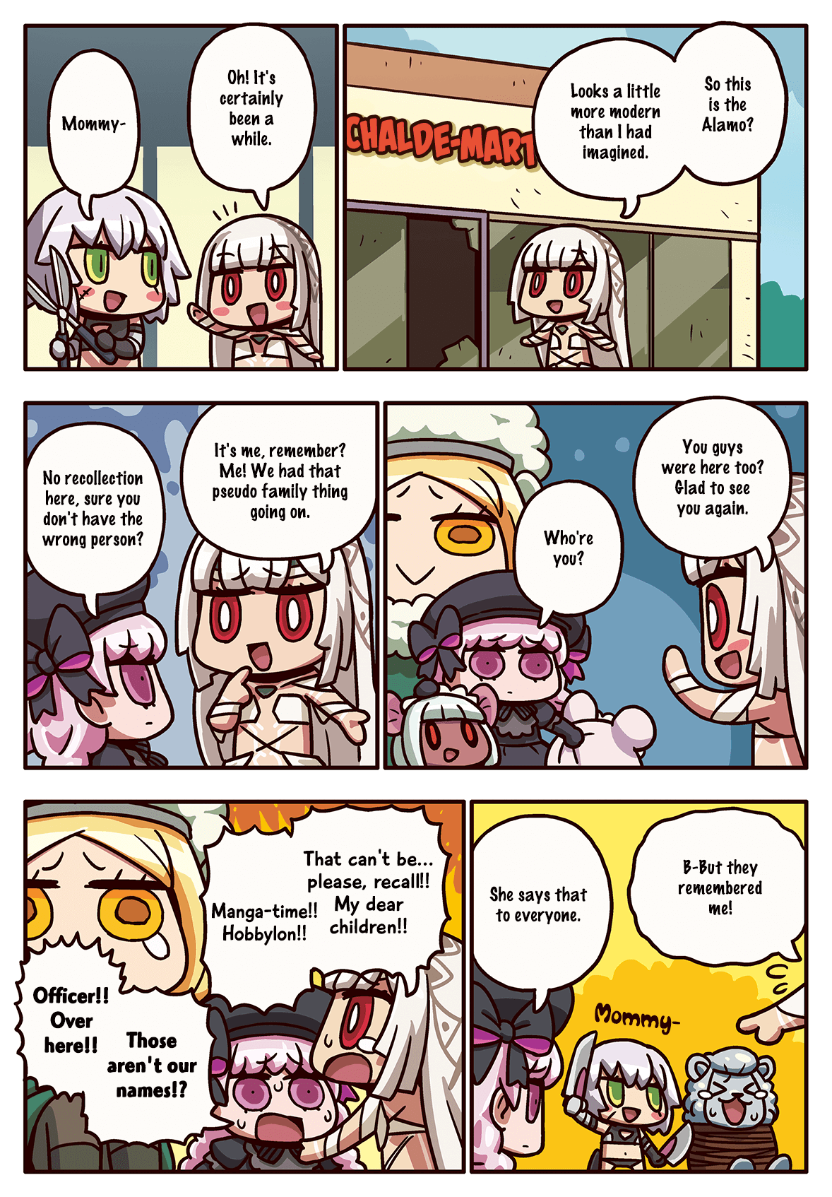 Manga de Wakaru! Fate/Grand Order Chapter 3.239 page 1 - Vol.3 Chapter 239: Family