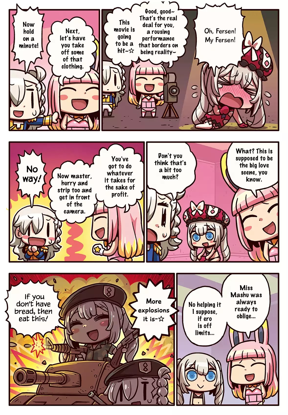 Manga de Wakaru! Fate/Grand Order Chapter 3.24 page 1 - Vol.3 Chapter 24: An Actress by Talent