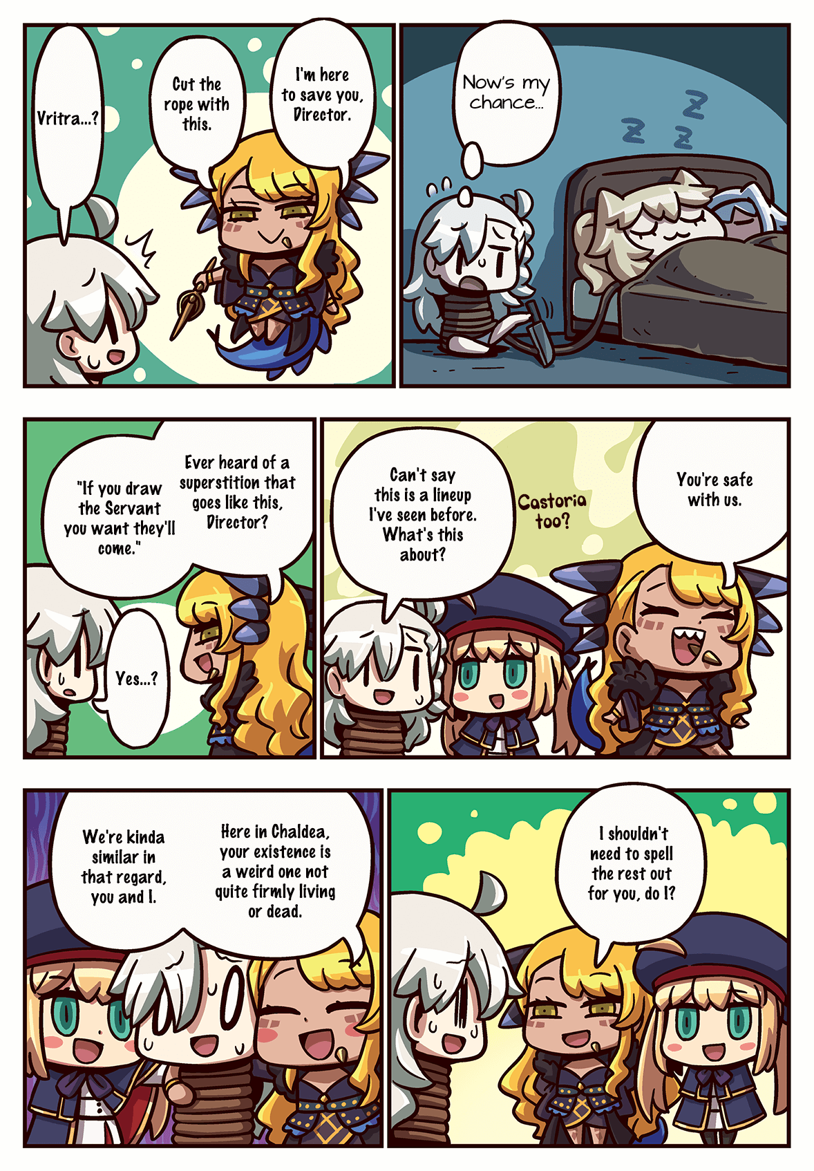 Manga de Wakaru! Fate/Grand Order Chapter 3.245 page 1 - Vol.3 Chapter 245: A New Helper