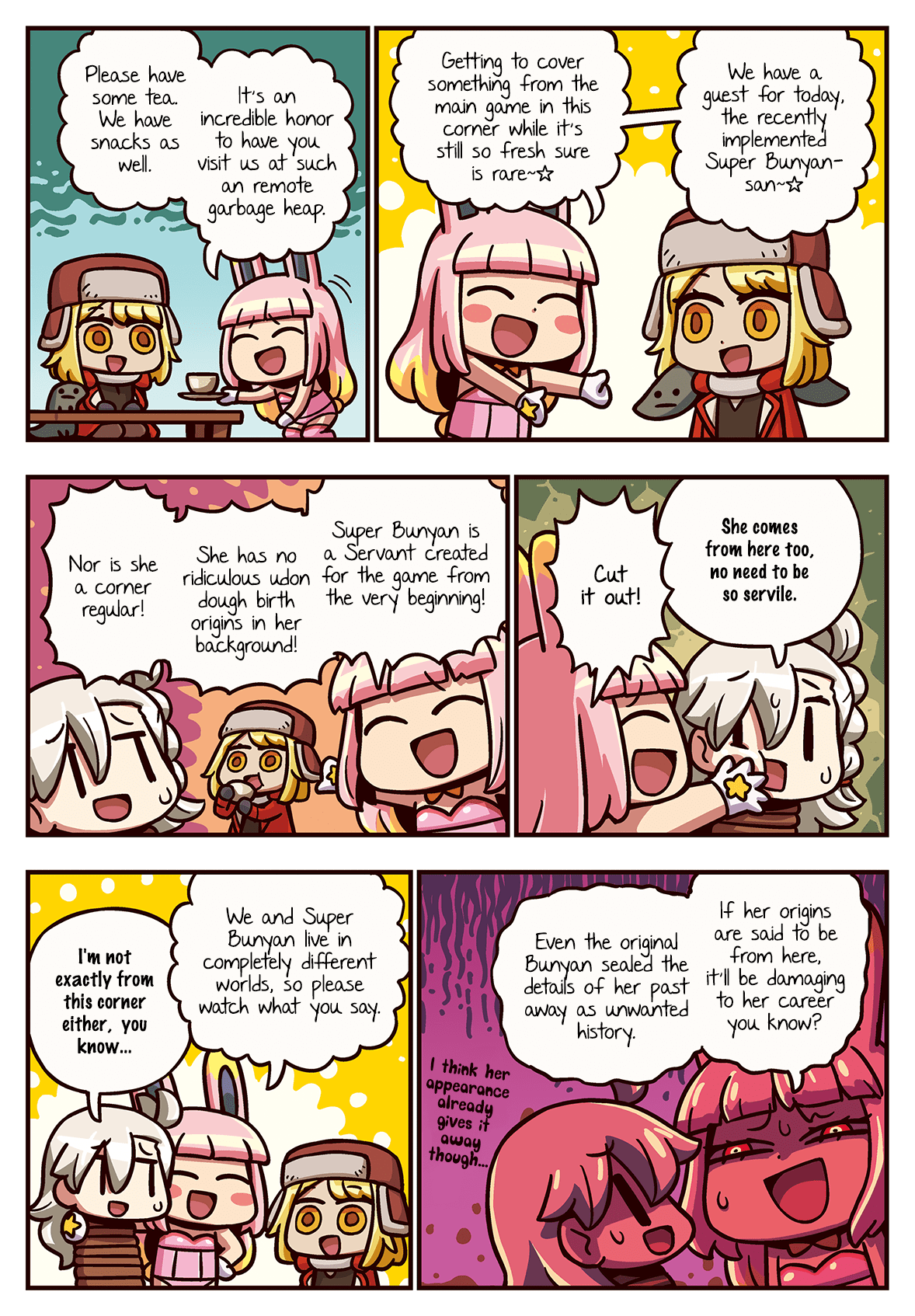 Manga de Wakaru! Fate/Grand Order Chapter 3.247 page 1 - Vol.3 Chapter 247: Super Bunyan Arrives
