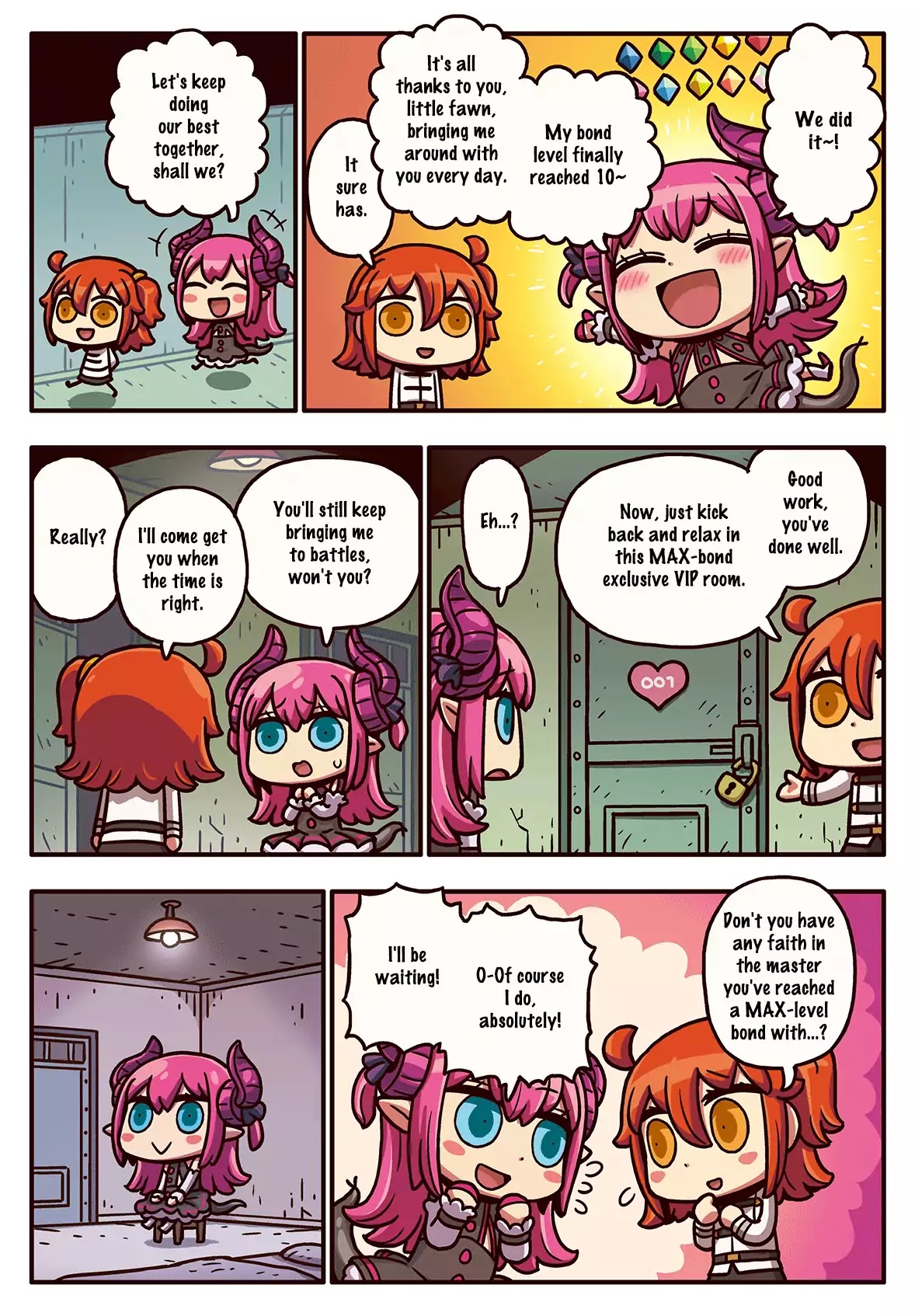 Manga de Wakaru! Fate/Grand Order Chapter 3.27 page 1 - Vol.3 Chapter 27: Bonds Which Have Deepened