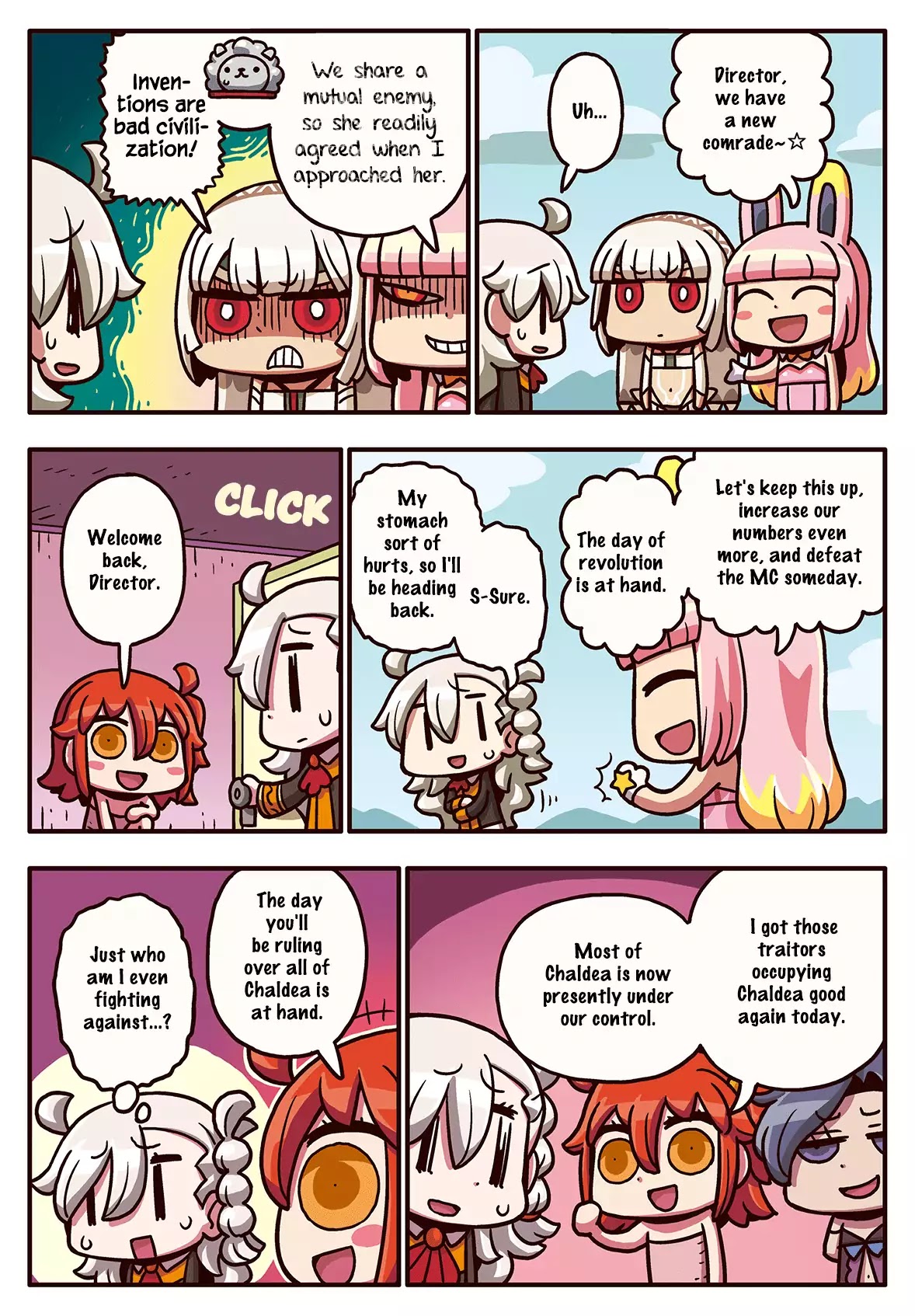 Manga de Wakaru! Fate/Grand Order Chapter 3.29 page 1 - Vol.3 Chapter 29: Invisible Enemy