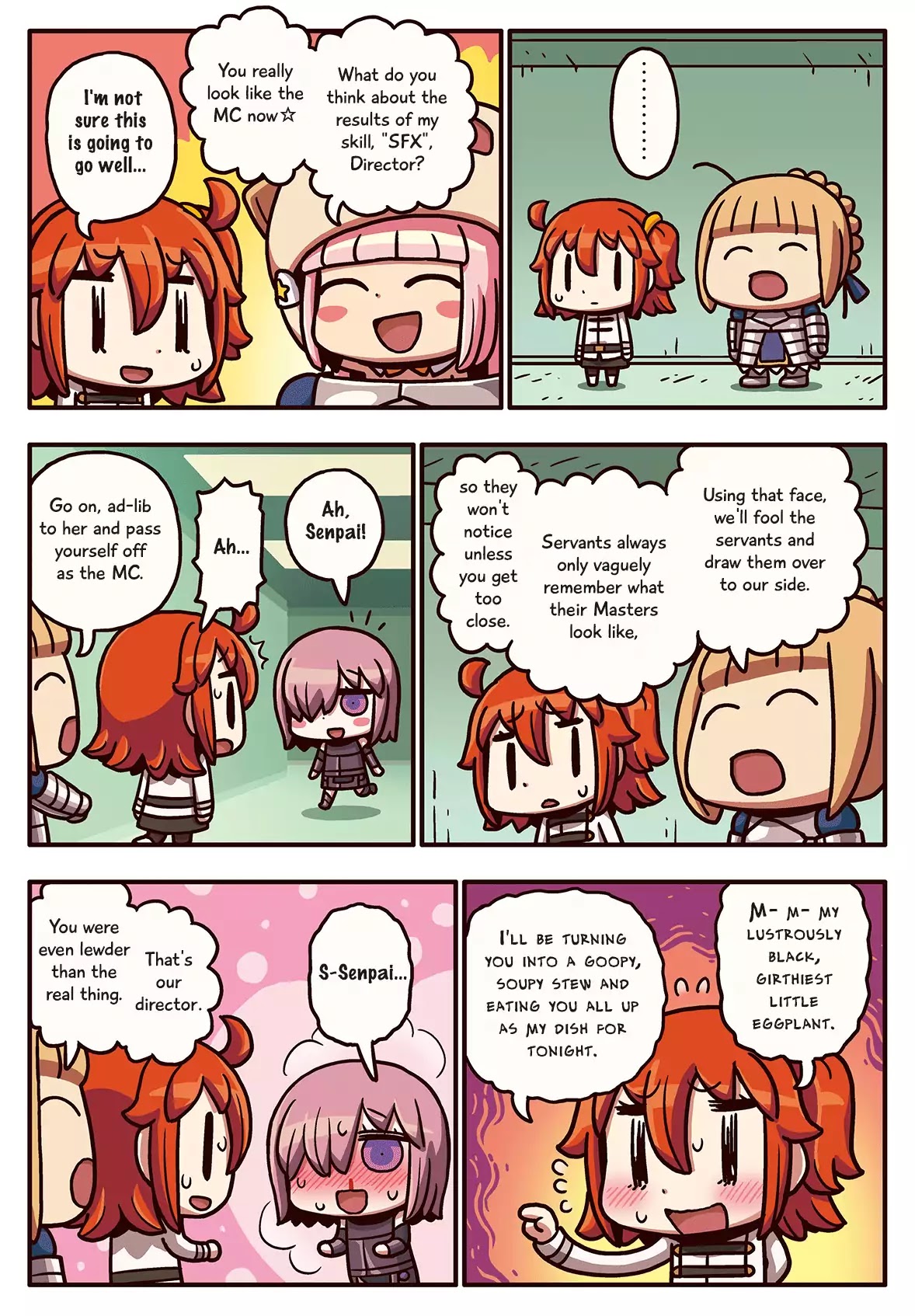 Manga de Wakaru! Fate/Grand Order Chapter 3.31 page 1 - Vol.3 Chapter 31: Special Effects Makeup