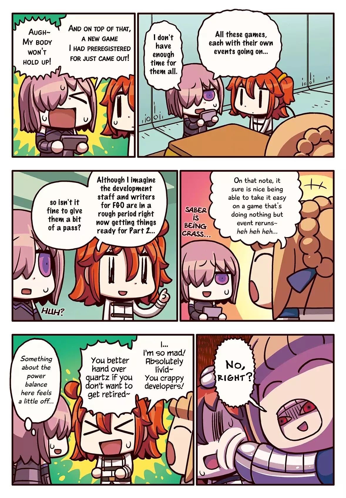 Manga de Wakaru! Fate/Grand Order Chapter 3.33 page 1 - Vol.3 Chapter 33: Swamped