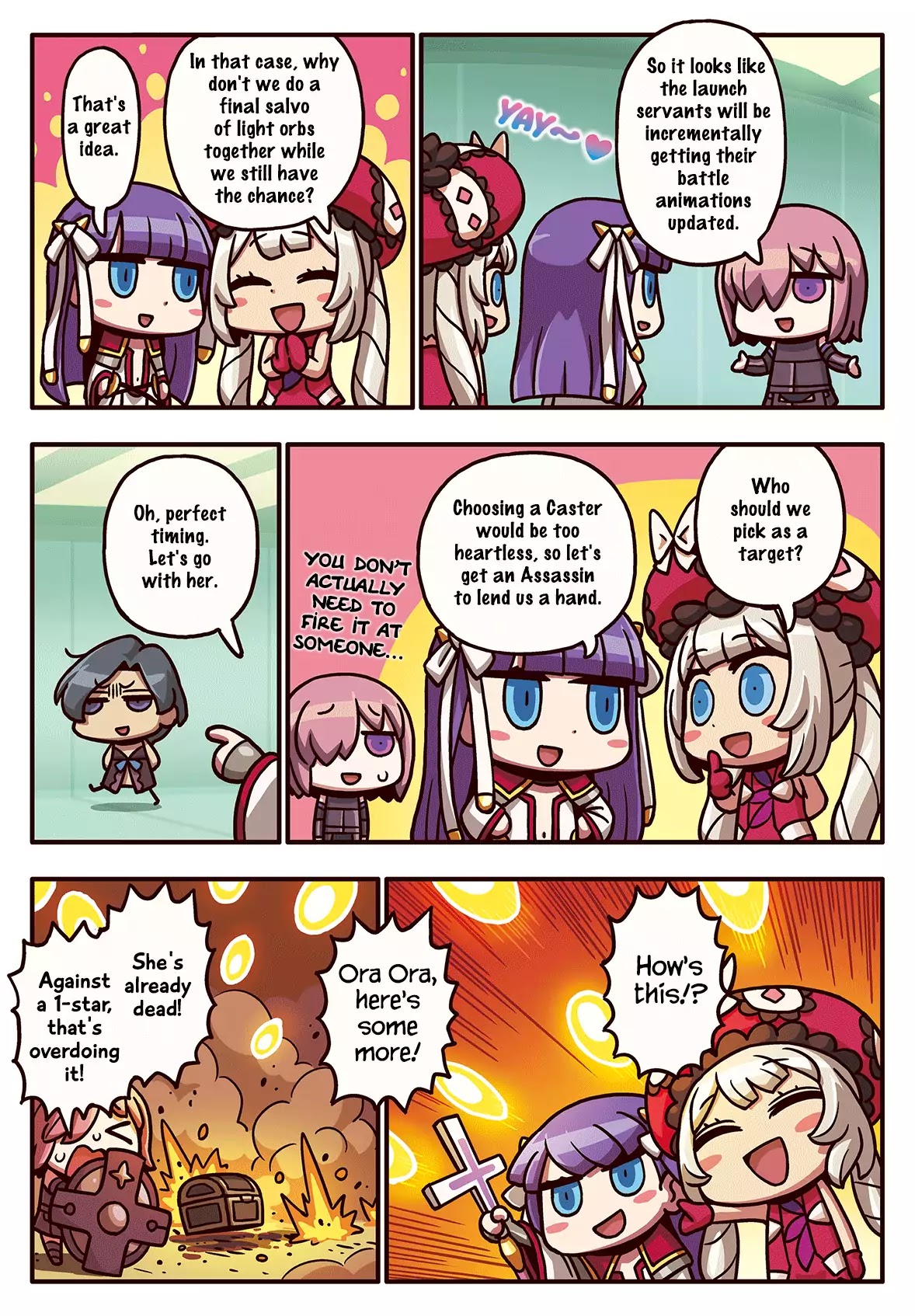 Manga de Wakaru! Fate/Grand Order Chapter 3.34 page 1 - Vol.3 Chapter 34: Final Salvo