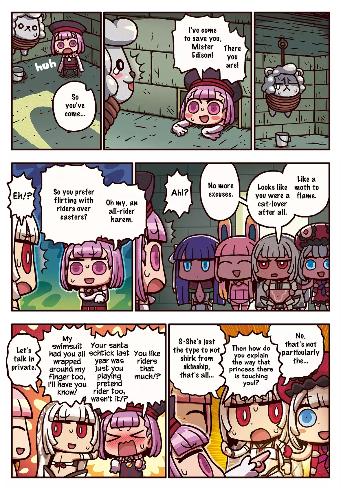 Manga de Wakaru! Fate/Grand Order Chapter 3.37 page 1 - Vol.3 Chapter 37: Only a Fool Would Get Involved