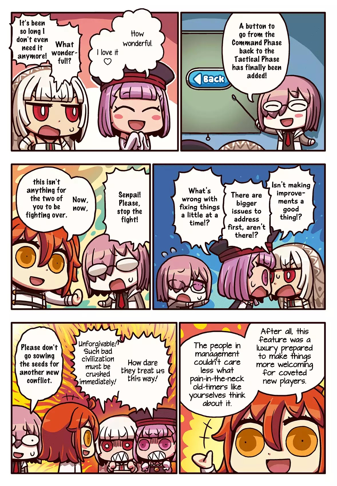 Manga de Wakaru! Fate/Grand Order Chapter 3.38 page 1 - Vol.3 Chapter 38: Back Button