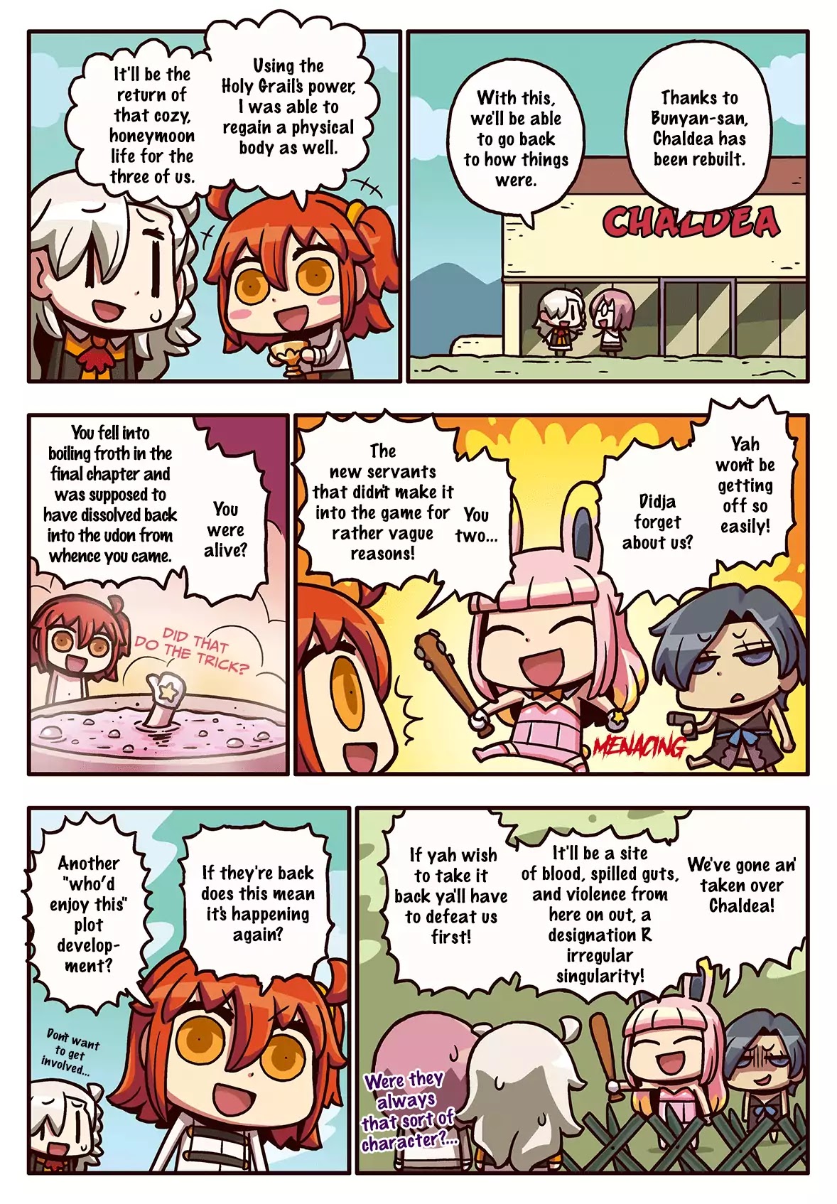 Manga de Wakaru! Fate/Grand Order Chapter 3.4 page 1 - Vol.3 Chapter 4: Irregular/Extra Singularity