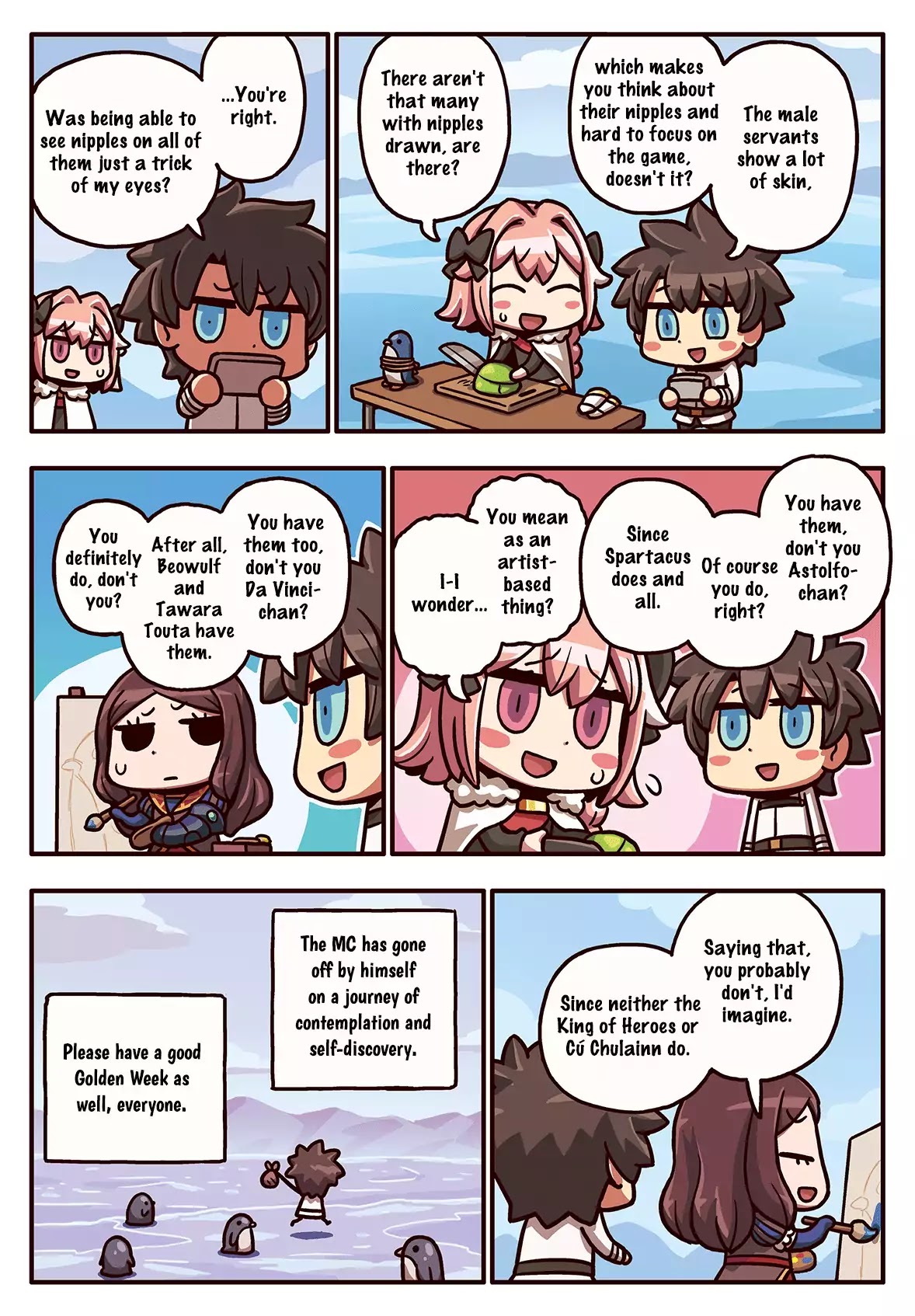 Manga de Wakaru! Fate/Grand Order Chapter 3.40 page 1 - Vol.3 Chapter 40: Nagging Doubts