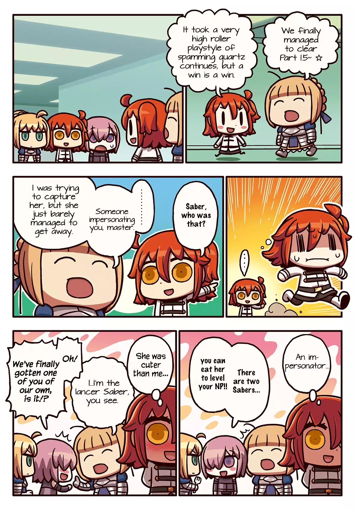 Manga de Wakaru! Fate/Grand Order Chapter 3.43 page 1 - Vol.3 Chapter 43: Imposter