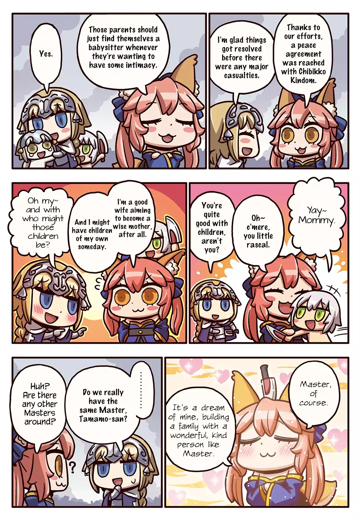 Manga de Wakaru! Fate/Grand Order Chapter 3.46 page 1 - Vol.3 Chapter 46: A Good Wife, and a Wise Mother