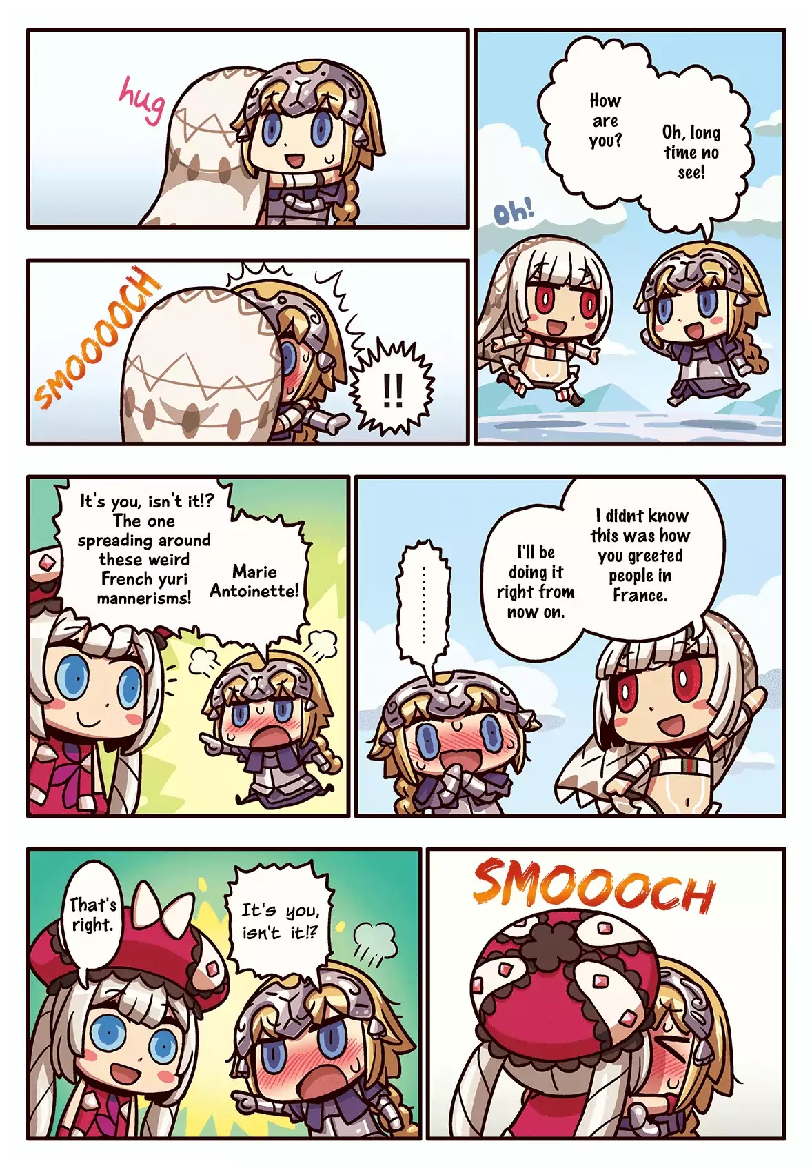 Manga de Wakaru! Fate/Grand Order Chapter 3.60 page 1 - Vol.3 Chapter 60: Yuri Mannerisms