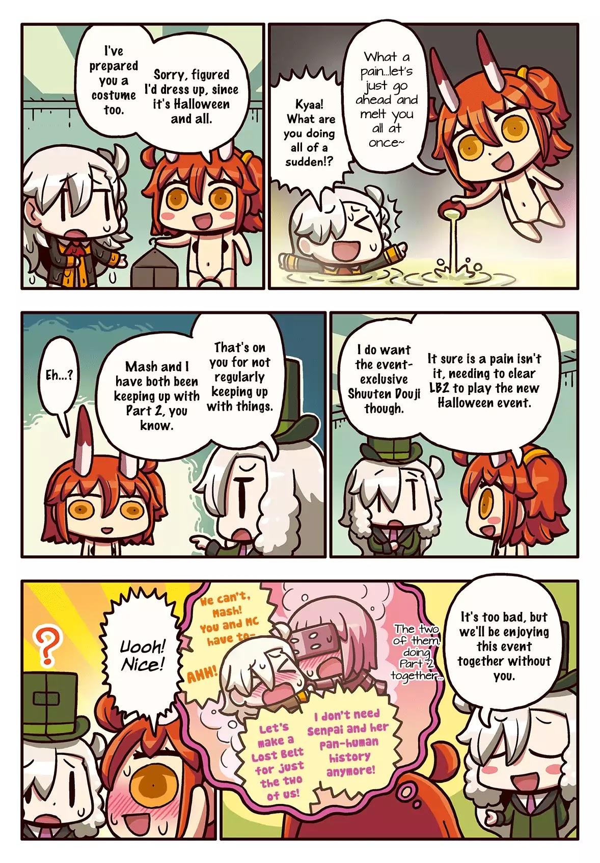 Manga de Wakaru! Fate/Grand Order Chapter 3.65 page 1 - Vol.3 Chapter 65: Spurring Even Greater Fantasies