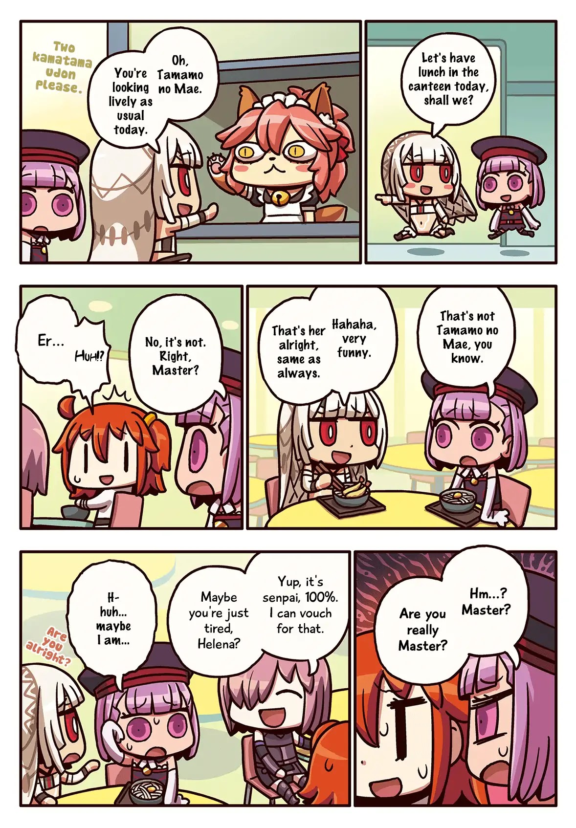 Manga de Wakaru! Fate/Grand Order Chapter 3.72 page 1 - Vol.3 Chapter 72: Mistaken Identity