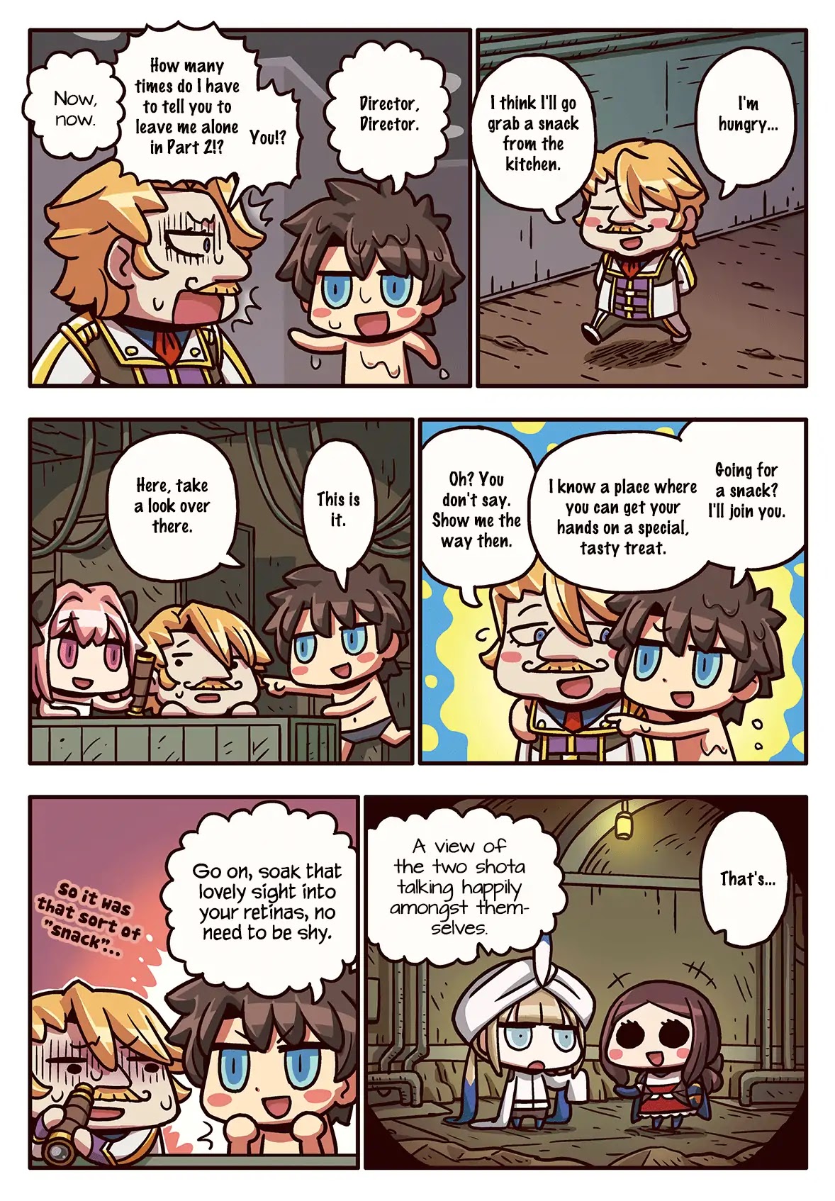 Manga de Wakaru! Fate/Grand Order Chapter 3.78 page 1 - Vol.3 Chapter 78: A Special Treat