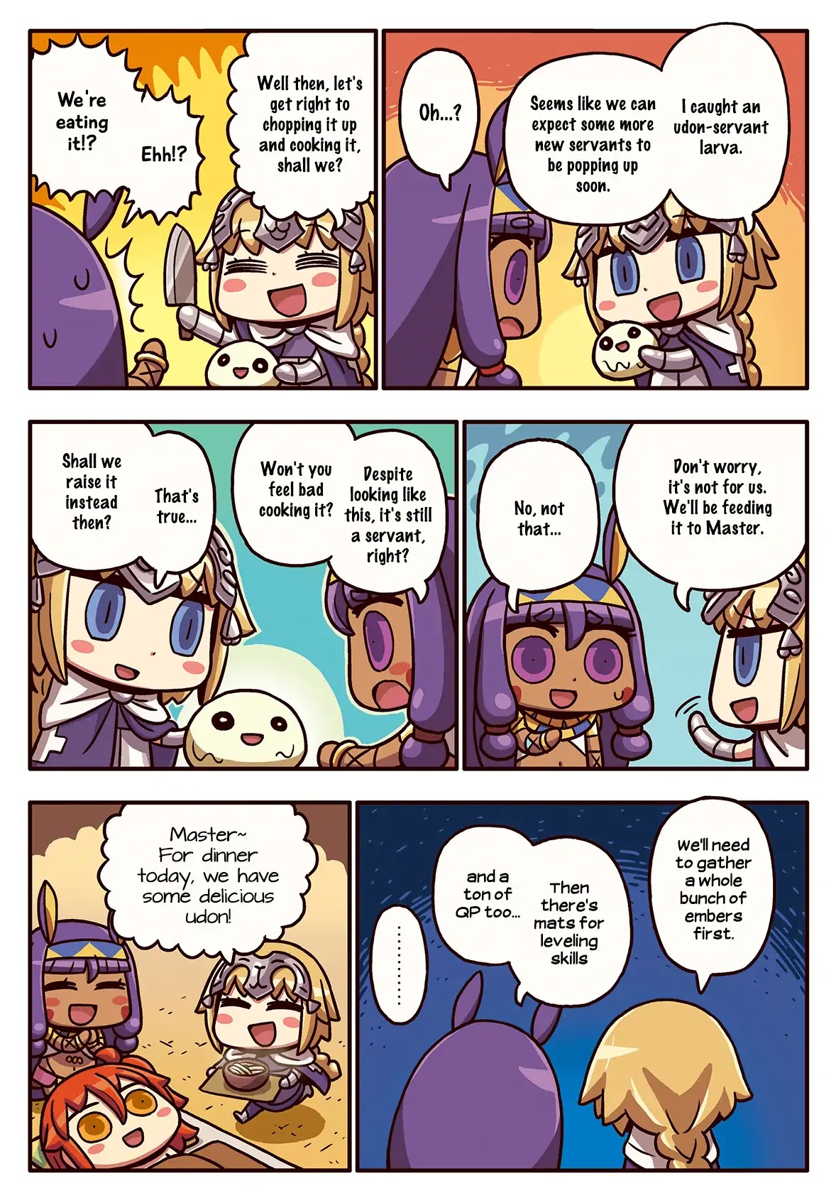 Manga de Wakaru! Fate/Grand Order Chapter 3.84 page 1 - Vol.3 Chapter 84: Cultivating Spirit
