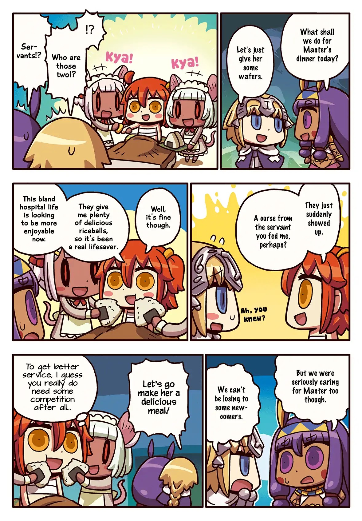 Manga de Wakaru! Fate/Grand Order Chapter 3.86 page 1 - Vol.3 Chapter 86: Competition Arrives