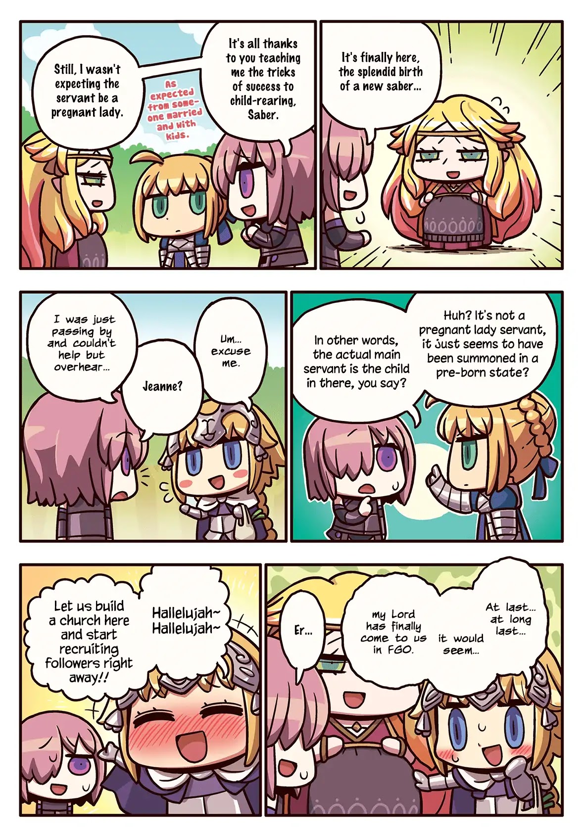 Manga de Wakaru! Fate/Grand Order Chapter 3.89 page 1 - Vol.3 Chapter 89: Mother and Child