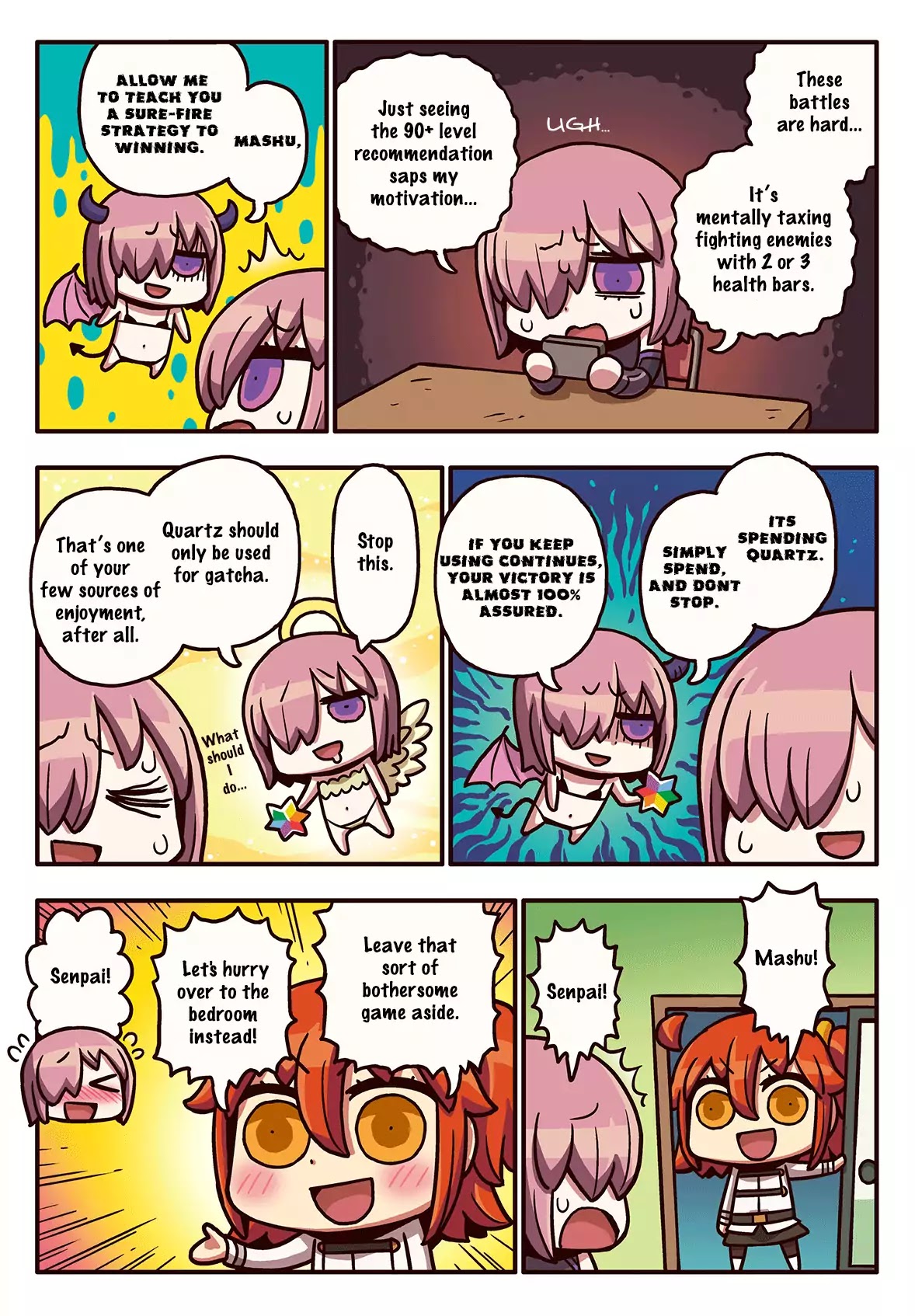 Manga de Wakaru! Fate/Grand Order Chapter 3.9 page 1 - Vol.3 Chapter 9: Sure-Fire Winning Strategy
