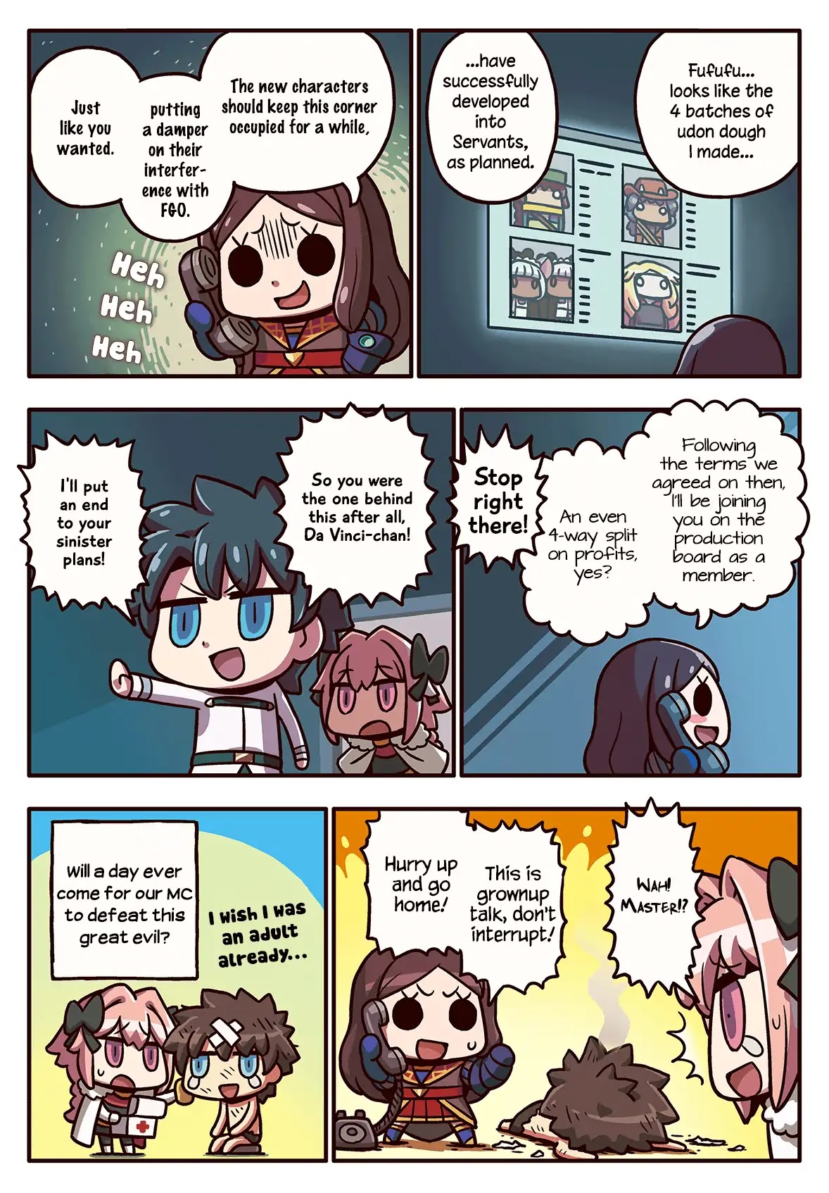 Manga de Wakaru! Fate/Grand Order Chapter 3.90 page 1 - Vol.3 Chapter 90: A Great Evil's Scheme?