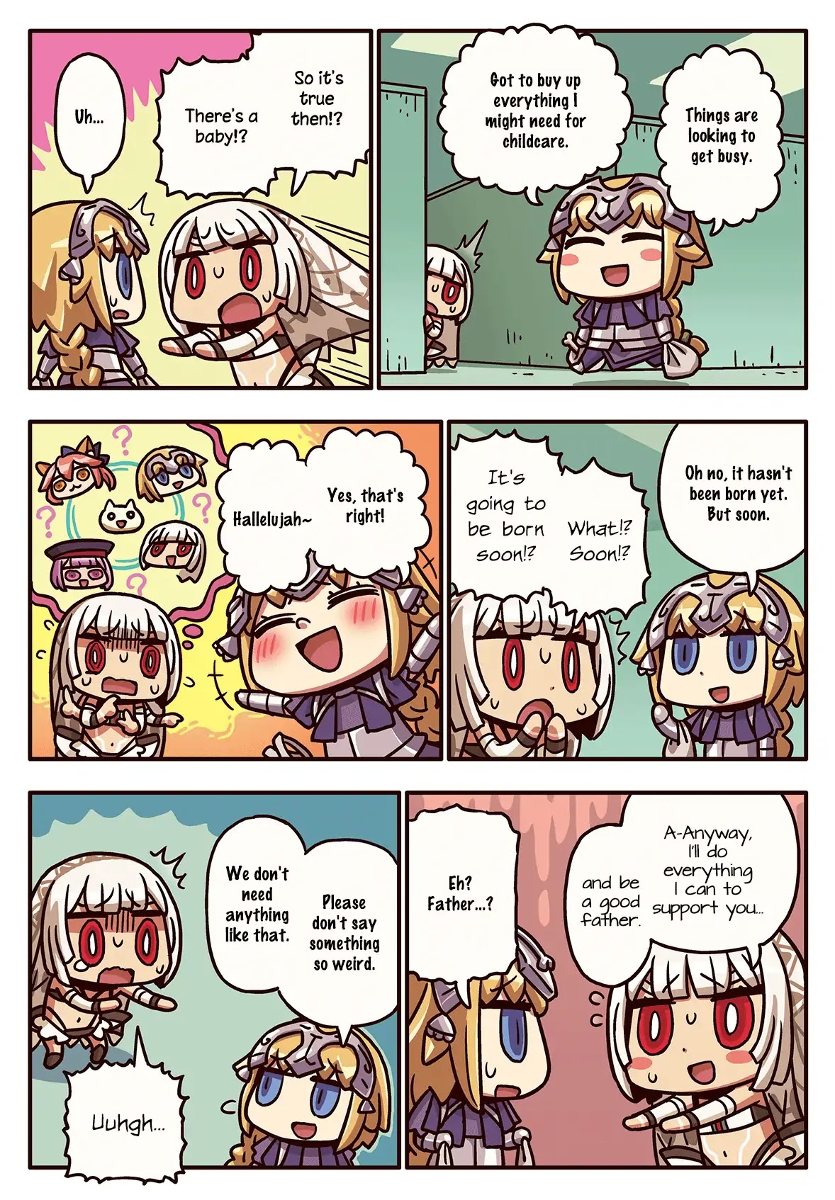 Manga de Wakaru! Fate/Grand Order Chapter 3.92 page 1 - Vol.3 Chapter 92: A Father's Part