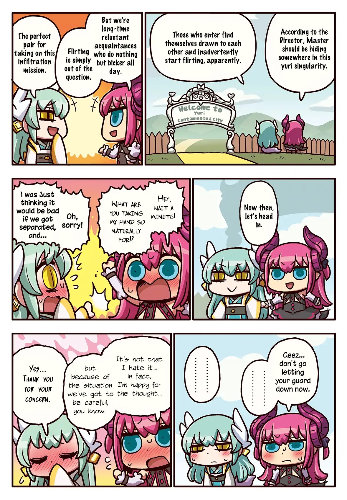 Manga de Wakaru! Fate/Grand Order Chapter 3.95 page 1 - Vol.3 Chapter 95: Before They Realized...