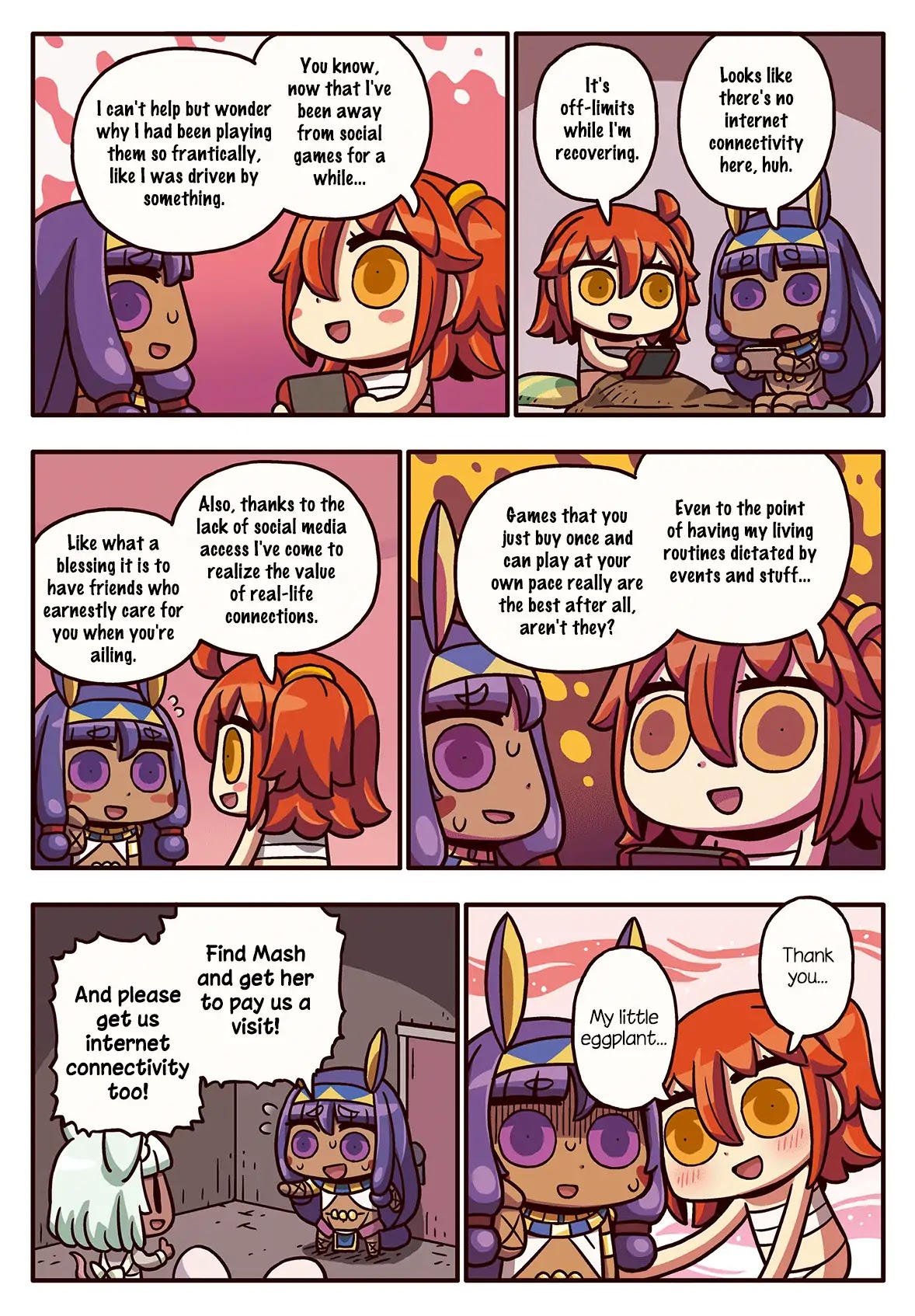 Manga de Wakaru! Fate/Grand Order Chapter 3.97 page 1 - Vol.3 Chapter 97: Withdrawal Symptoms