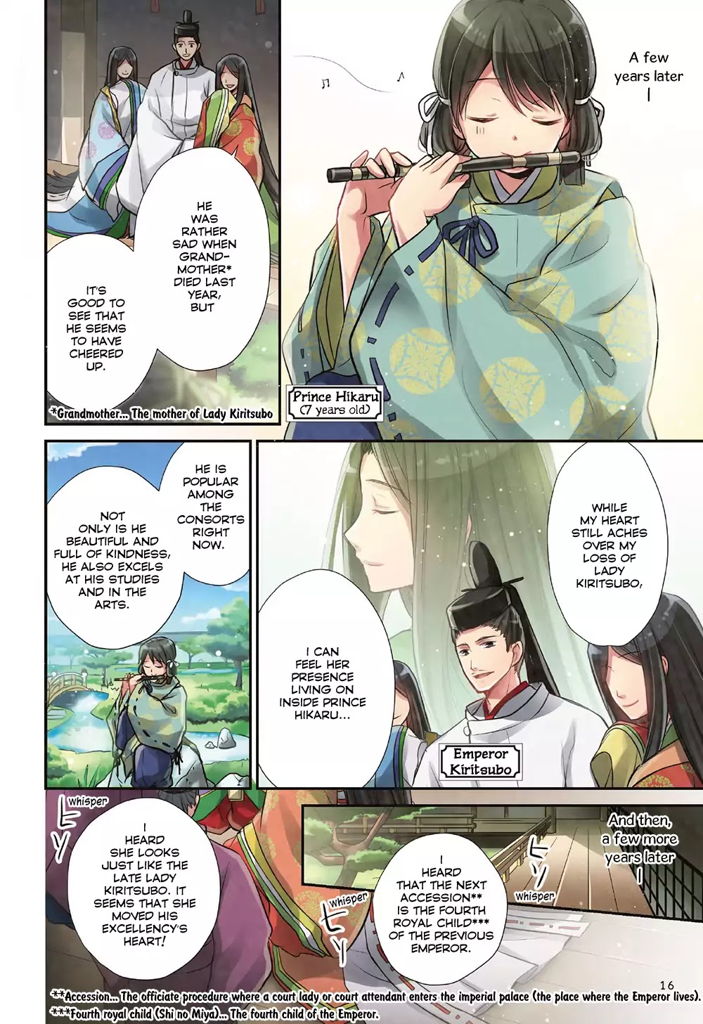 Manga de Yomu Genji Monogatari Chapter 1 page 19 - Chapter 1: The Birth of Prince Hikaru