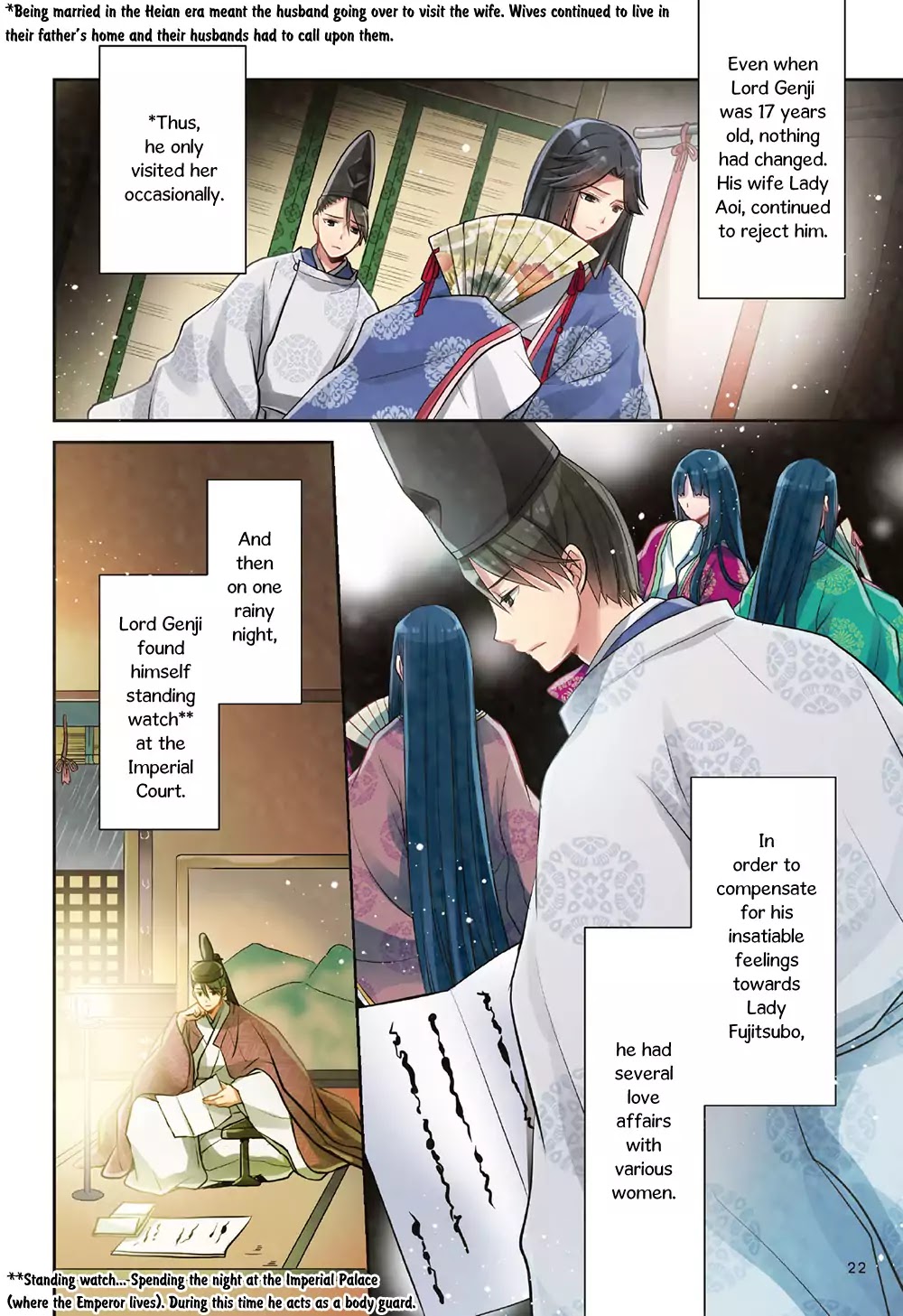 Manga de Yomu Genji Monogatari Chapter 1 page 25 - Chapter 1: The Birth of Prince Hikaru