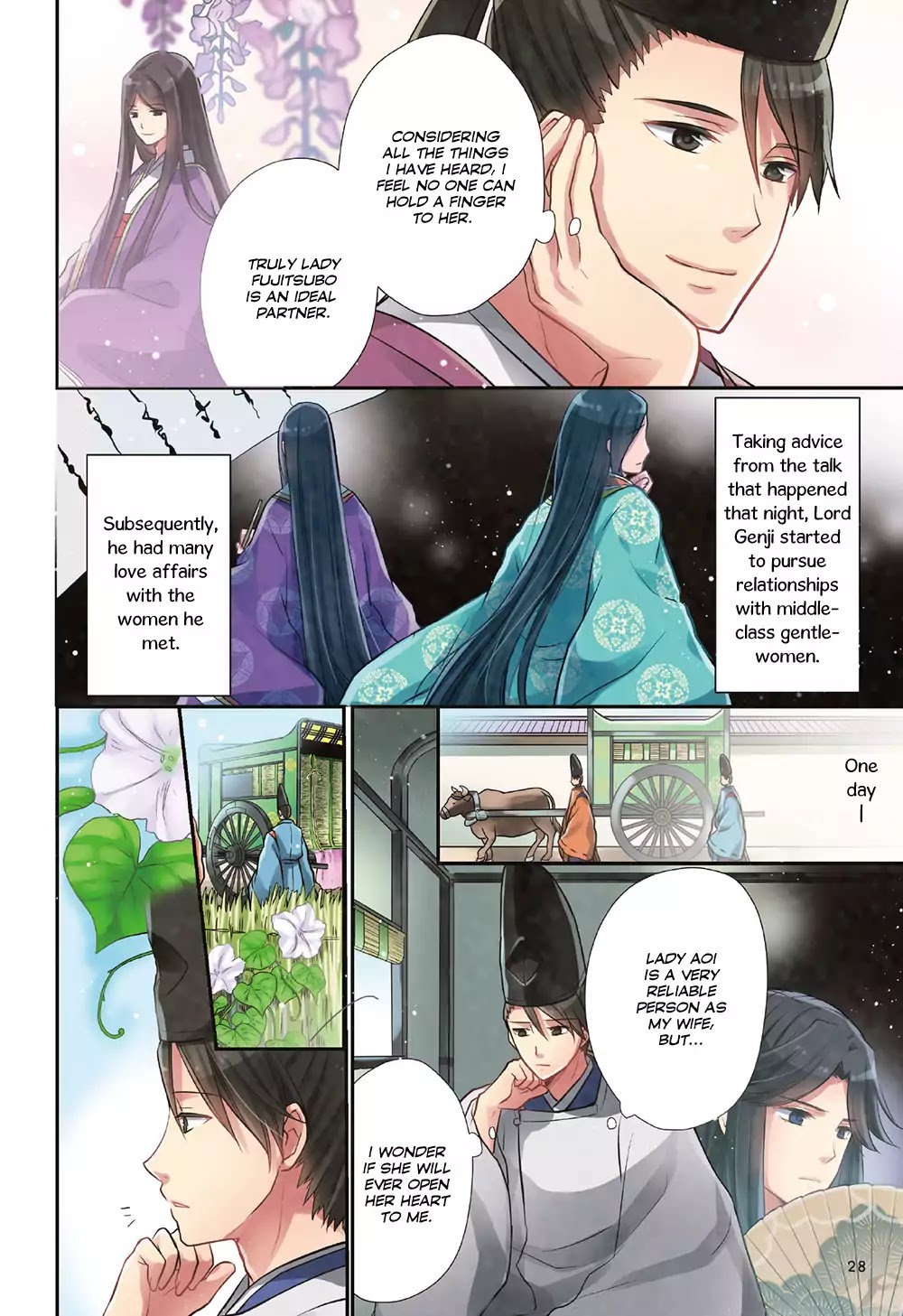 Manga de Yomu Genji Monogatari Chapter 1 page 31 - Chapter 1: The Birth of Prince Hikaru