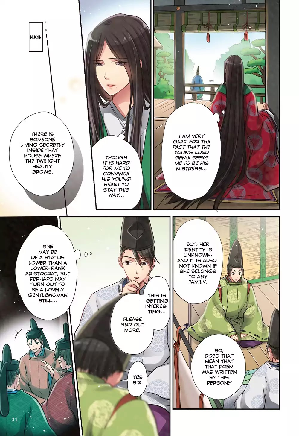 Manga de Yomu Genji Monogatari Chapter 1 page 34 - Chapter 1: The Birth of Prince Hikaru