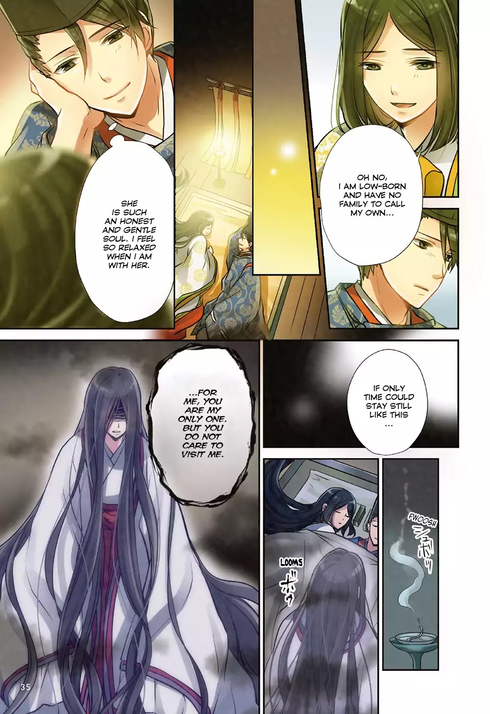 Manga de Yomu Genji Monogatari Chapter 1 page 38 - Chapter 1: The Birth of Prince Hikaru