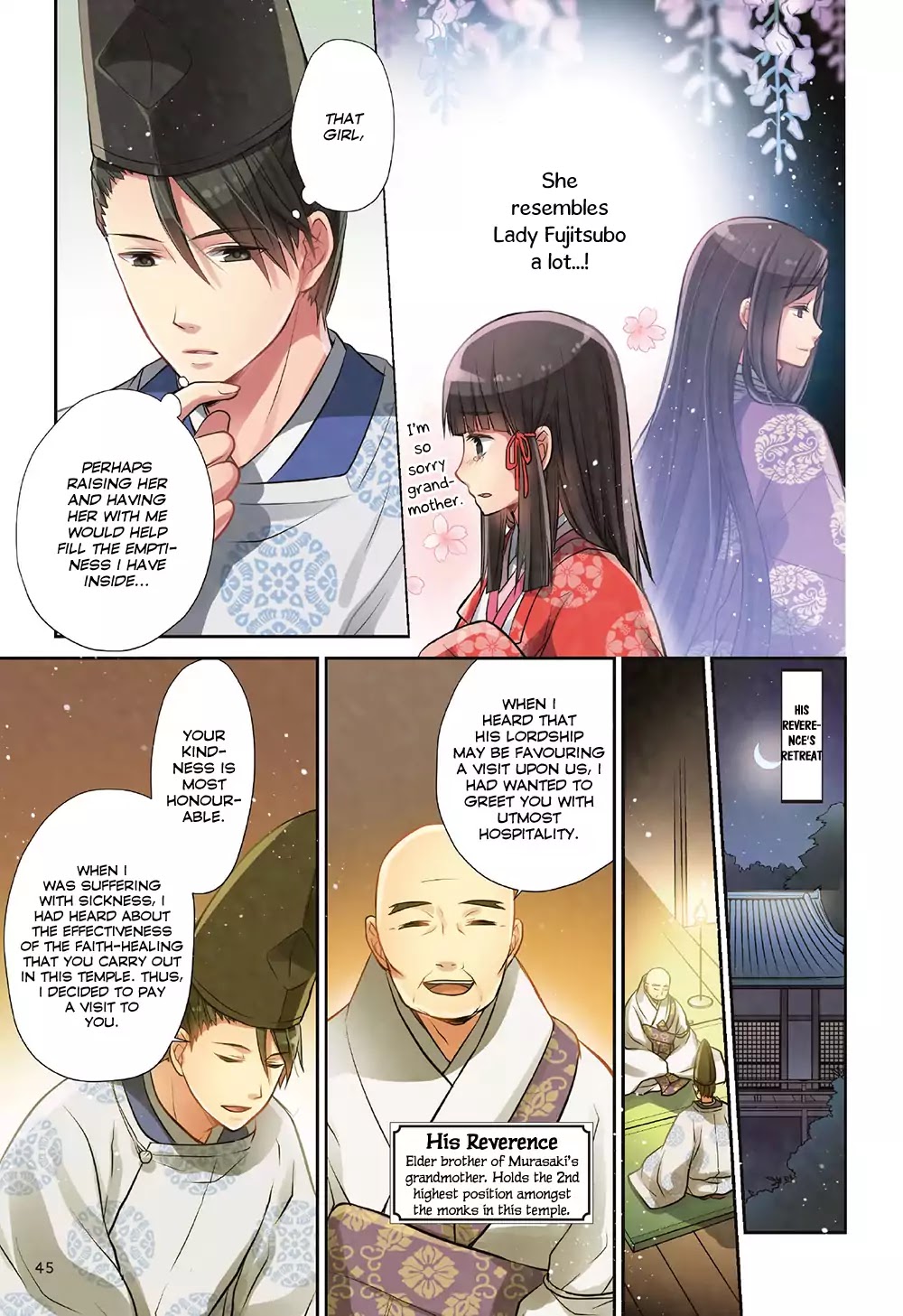 Manga de Yomu Genji Monogatari Chapter 2 page 7 - Chapter 2: Meeting Young Murasaki