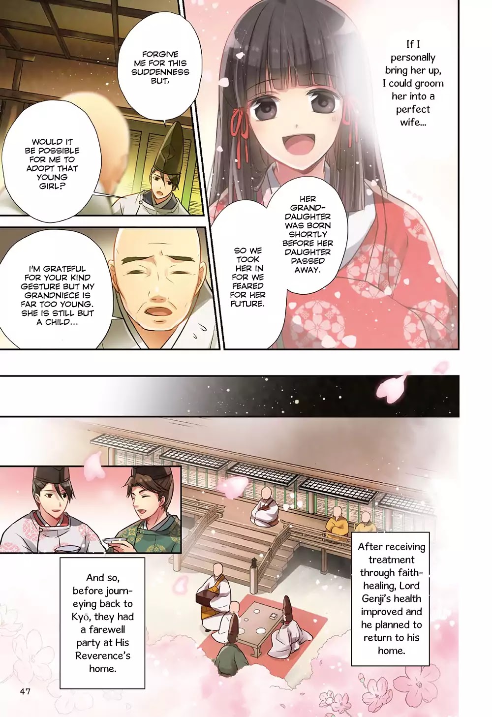Manga de Yomu Genji Monogatari Chapter 2 page 9 - Chapter 2: Meeting Young Murasaki